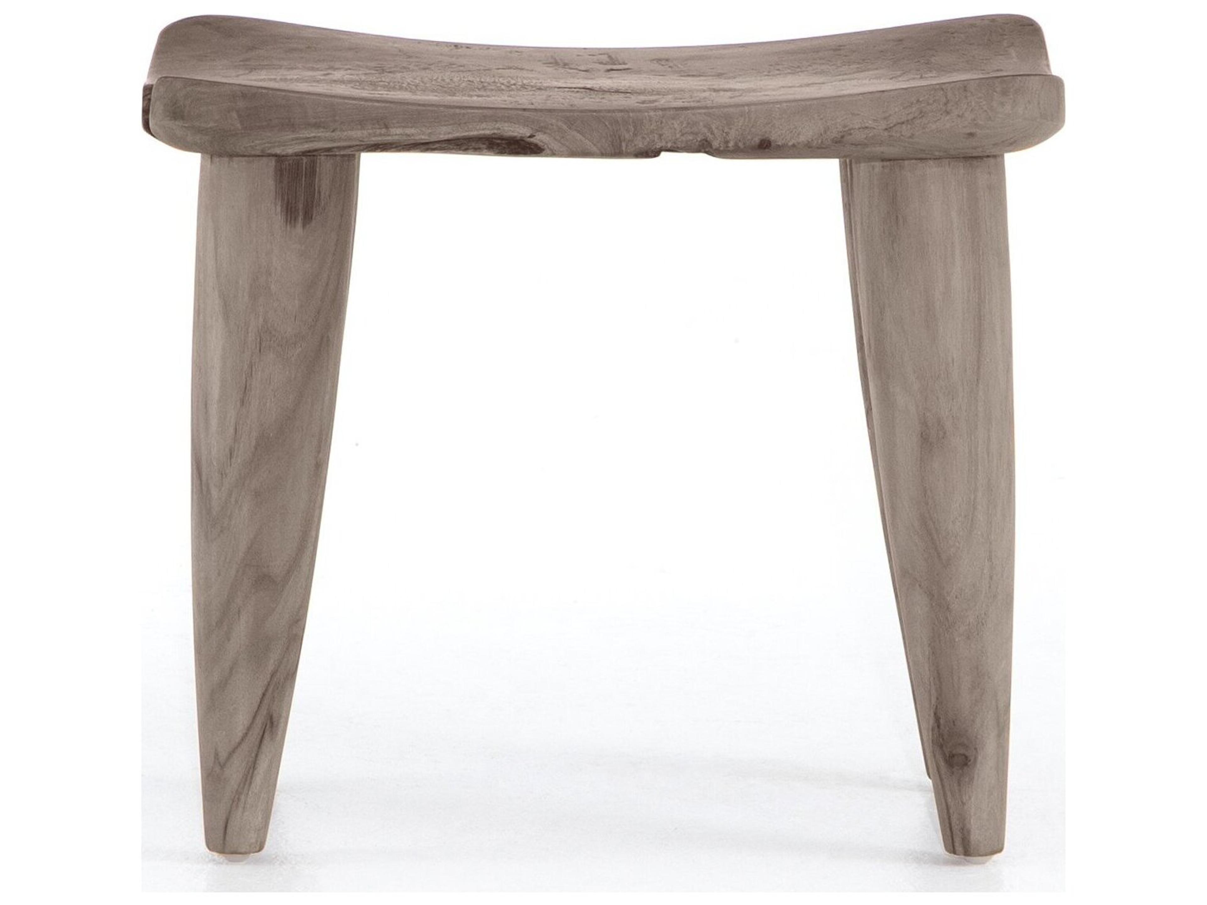 Luxecor Globetrotter Outdoor Weathered Grey Stool