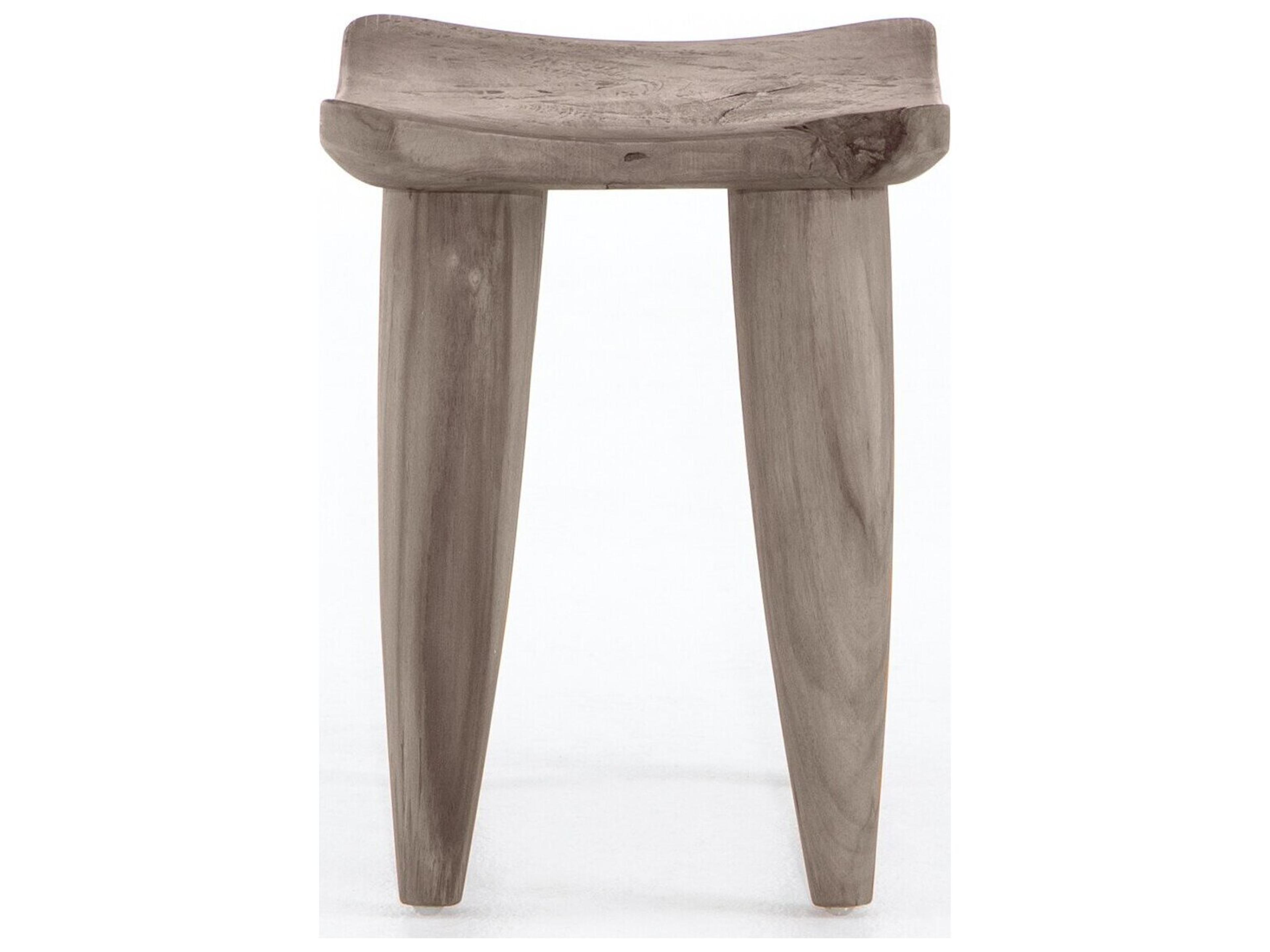 Luxecor Globetrotter Outdoor Weathered Grey Stool