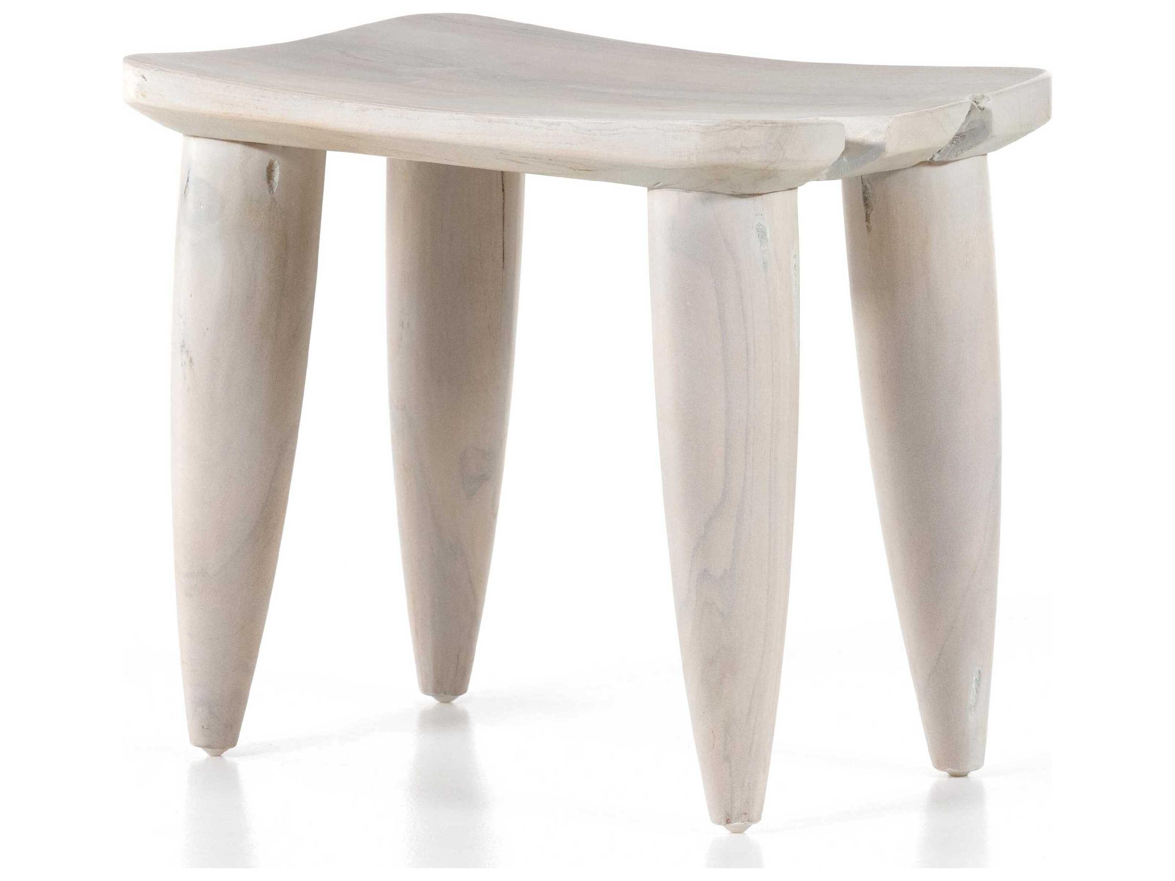 Globetrotter Outdoor Ivory Teak Stool