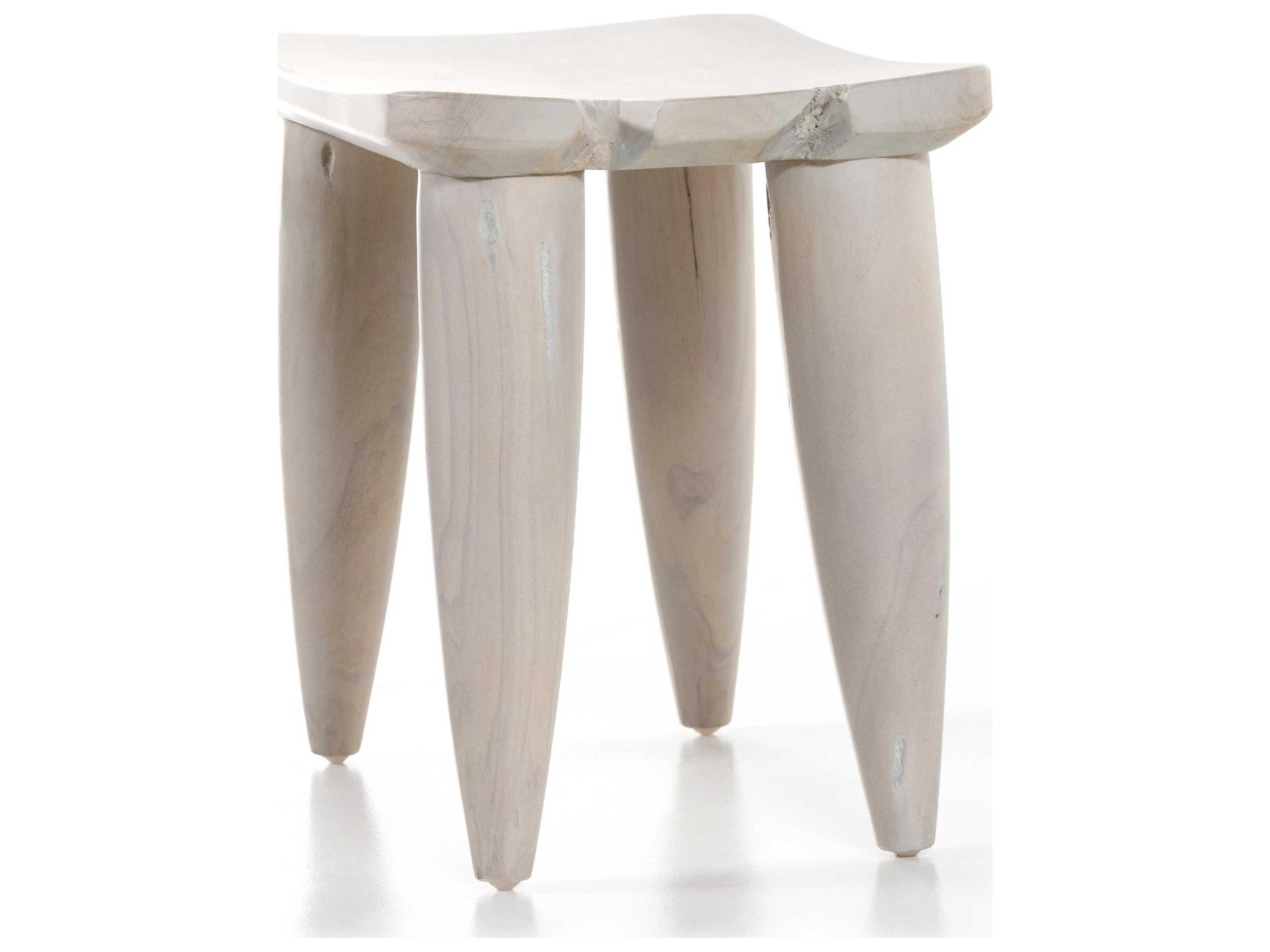 Luxecor Globetrotter Outdoor Ivory Teak Stool