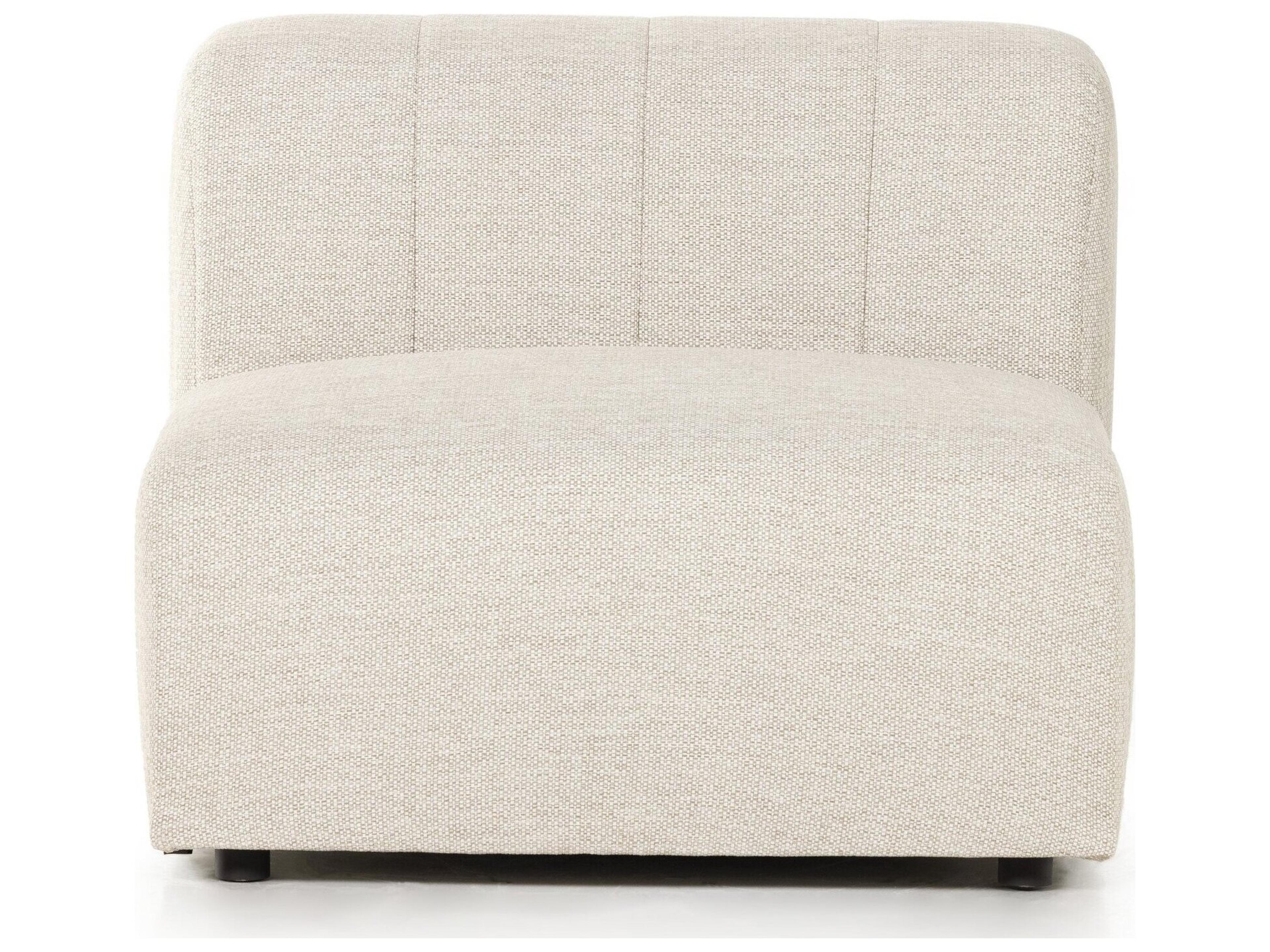 Four Hands Outdoor Solano Faye Sand Armless Lounge Chair