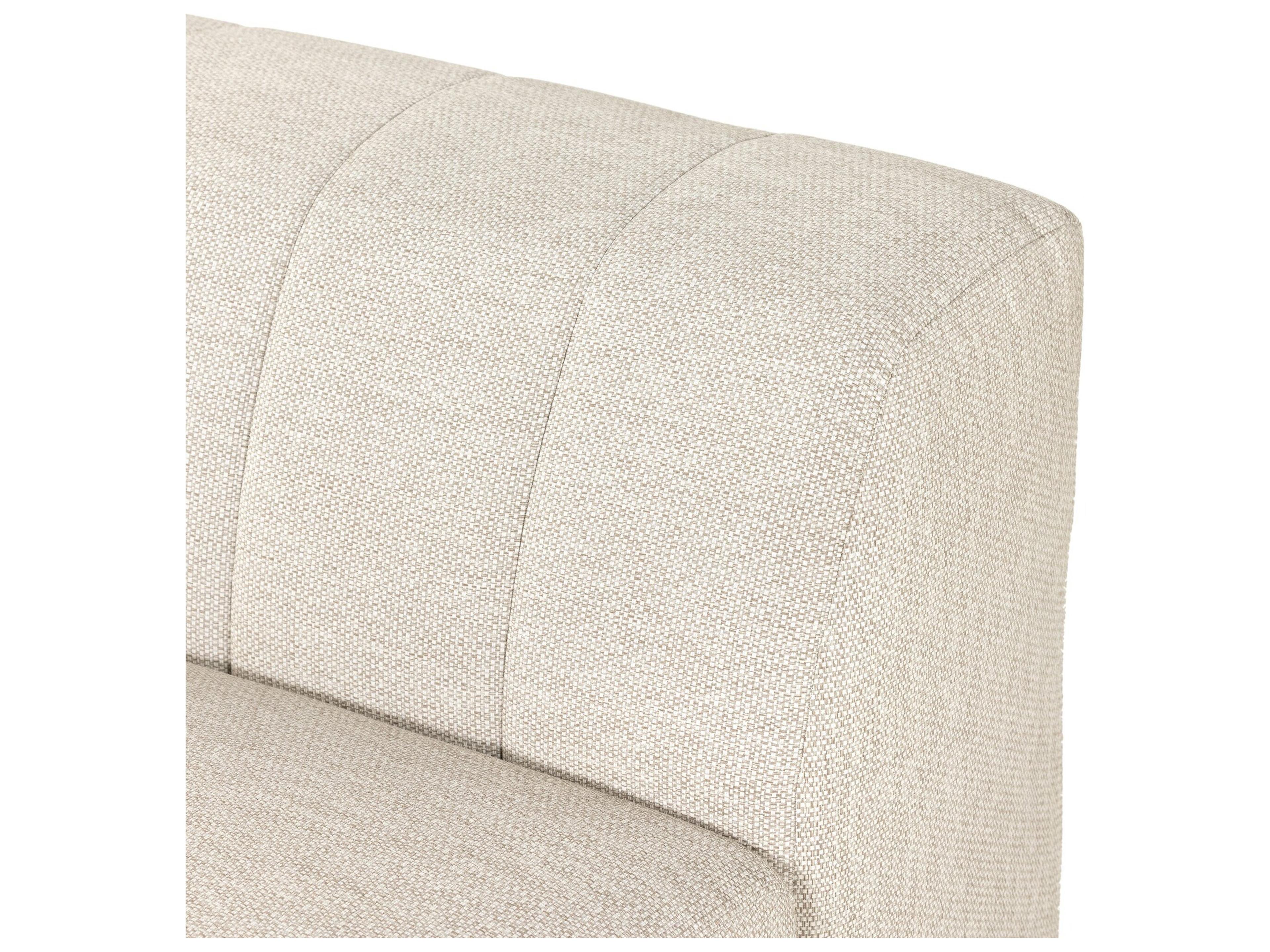 Luxecor Globetrotter Outdoor Faye Sand Armless Lounge Chair