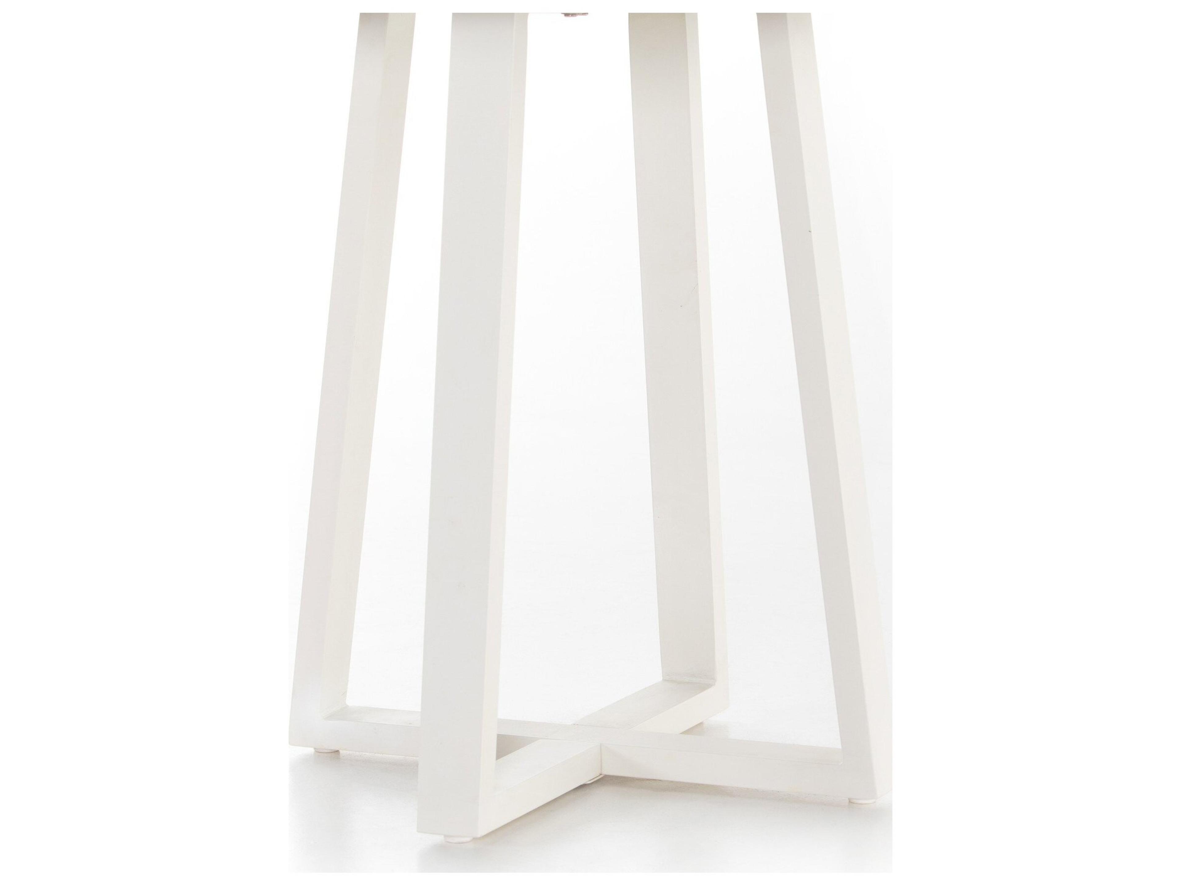 Luxecor Globetrotter Outdoor Natural White / Sand Metal Stone Round Dining Table