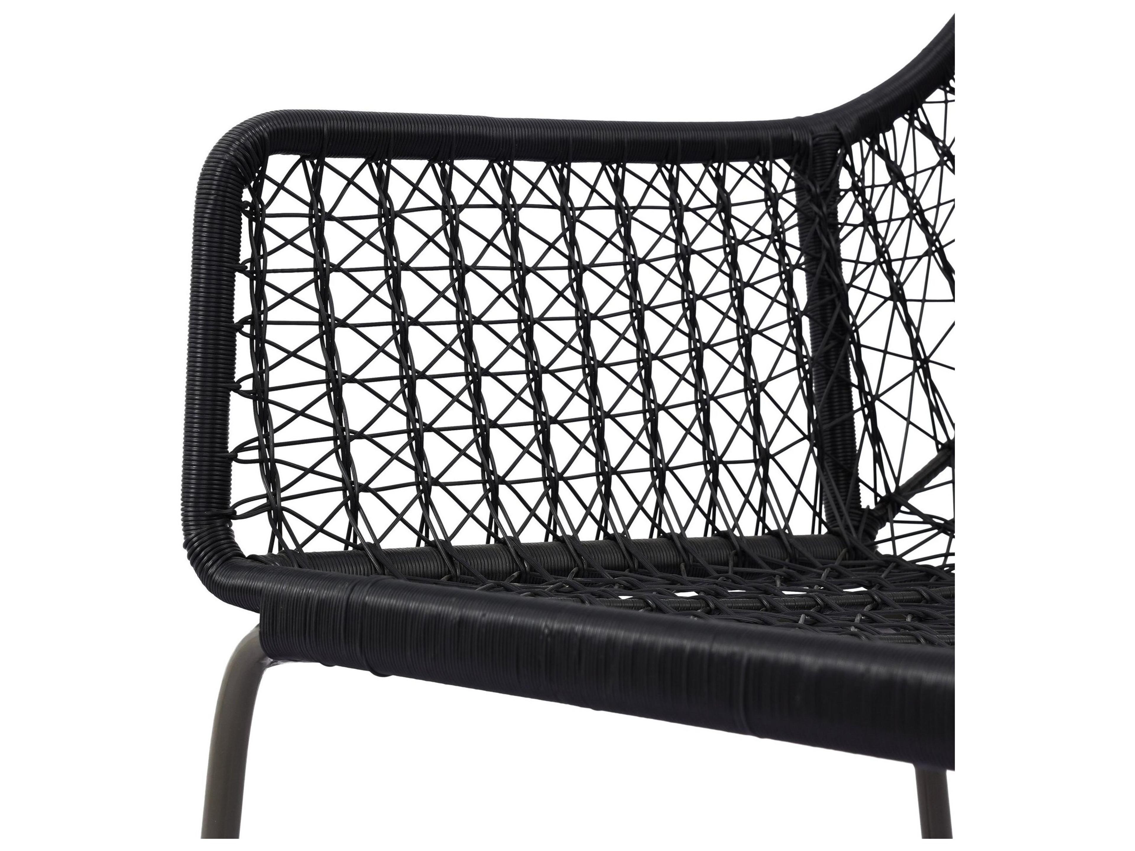 Luxecor Globetrotter Outdoor Grey Bronze / Smoke Black Arm Dining Chair