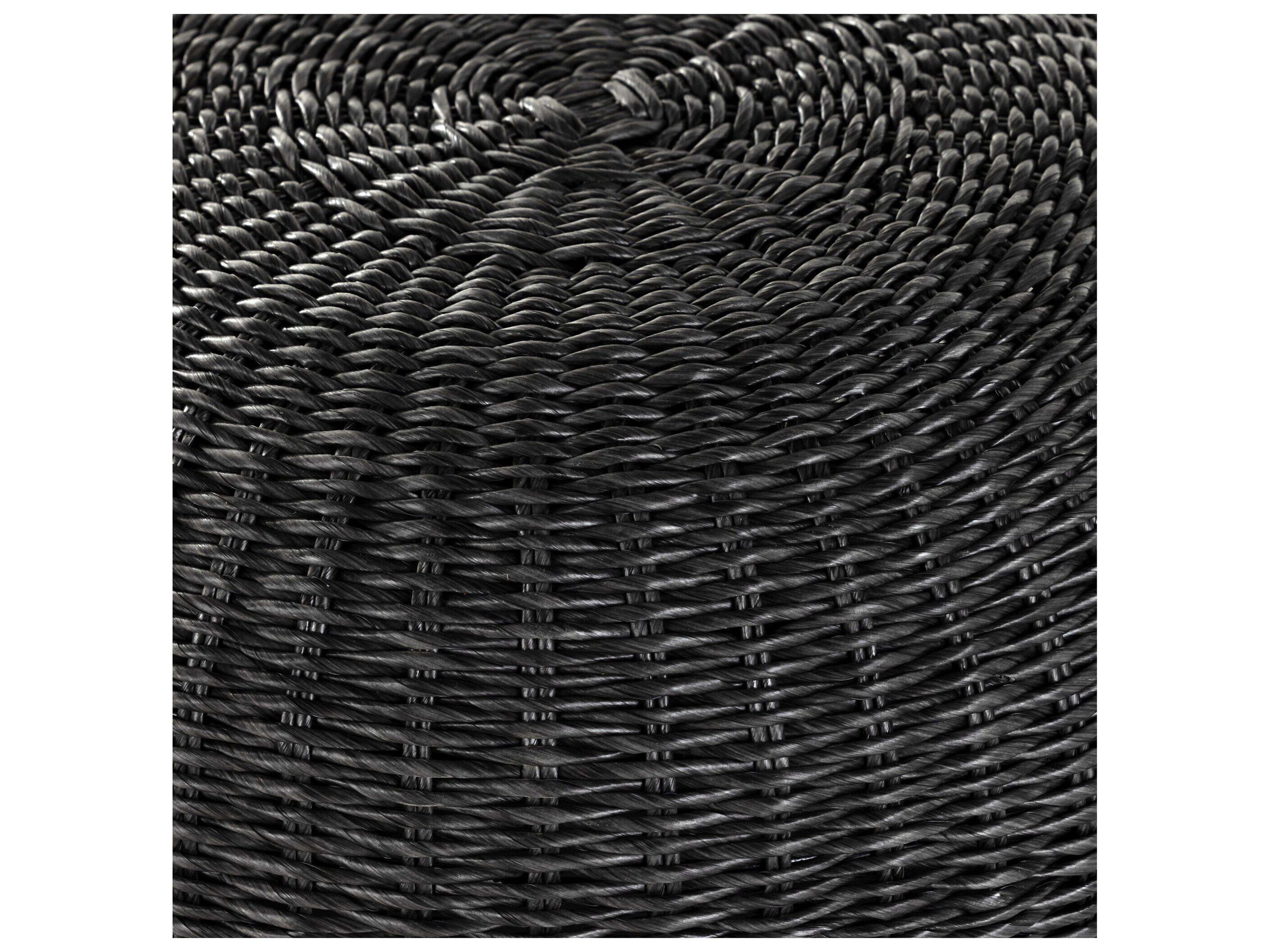 Luxecor Globetrotter Outdoor Vintage Coal Ottoman