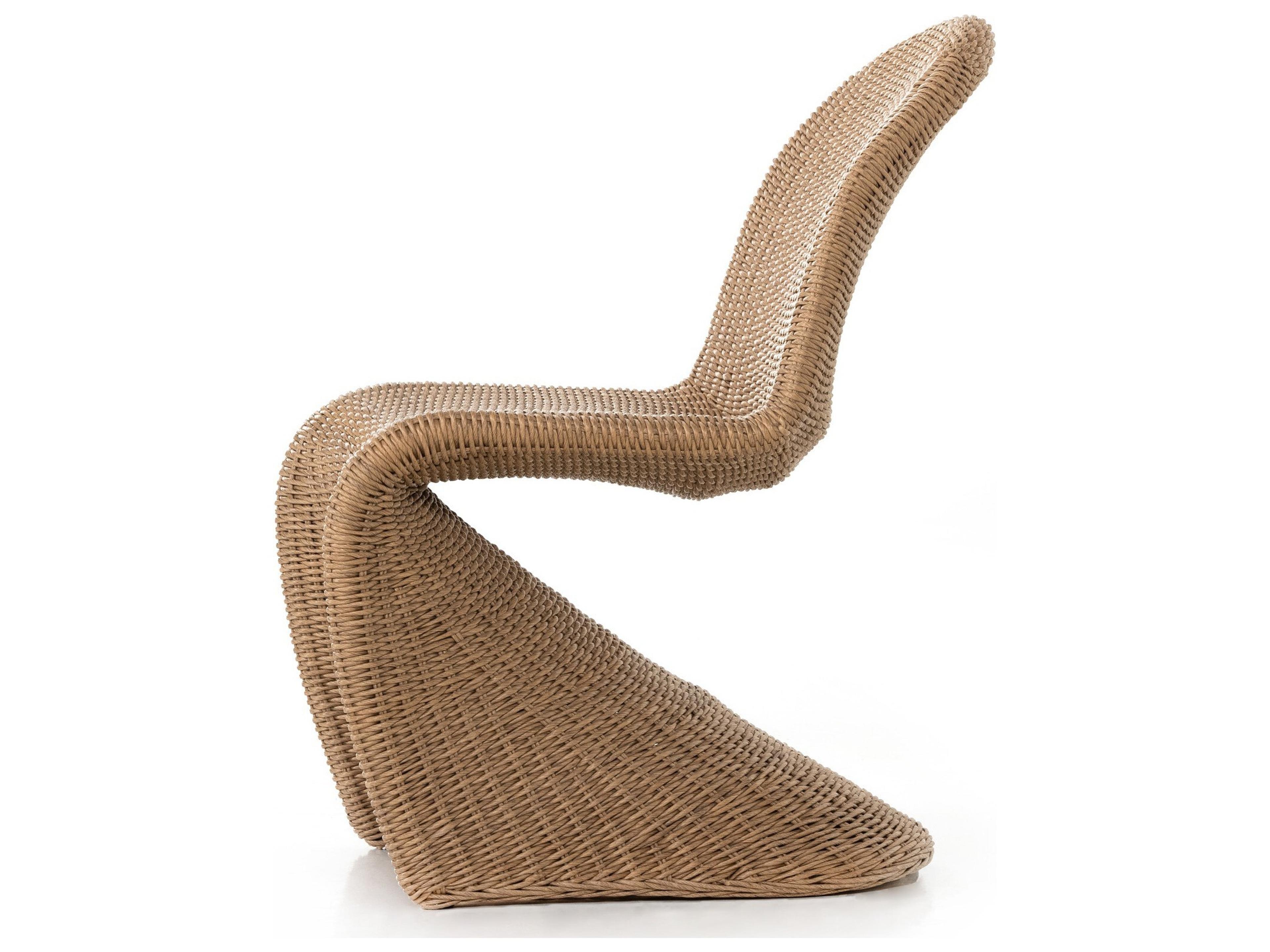 Luxecor Globetrotter Outdoor Vintage Natural / Cane Brown Polypropylene Dining Chair