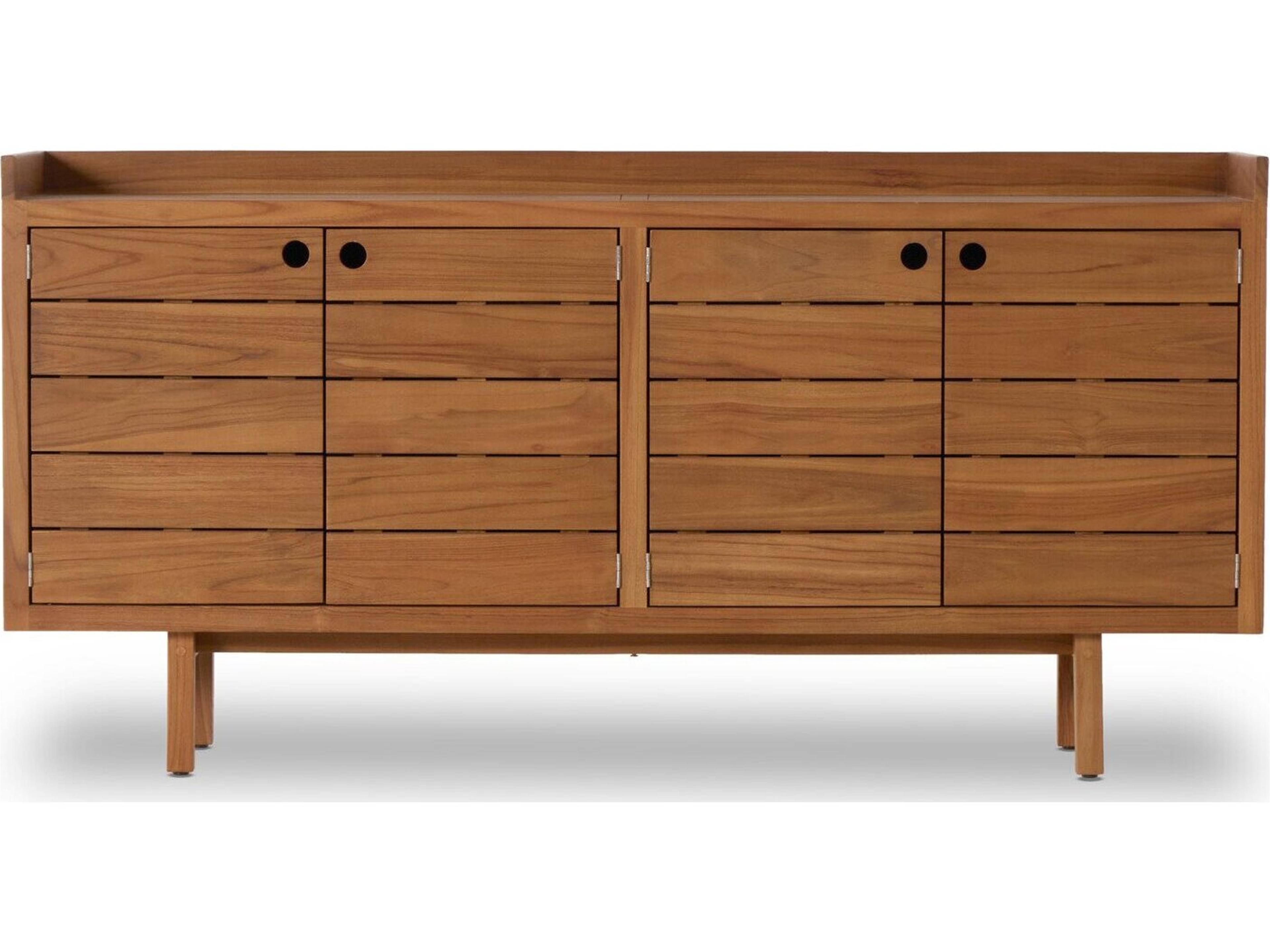 Four Hands Outdoor Solano Natural Teak Rectangular Sideboard
