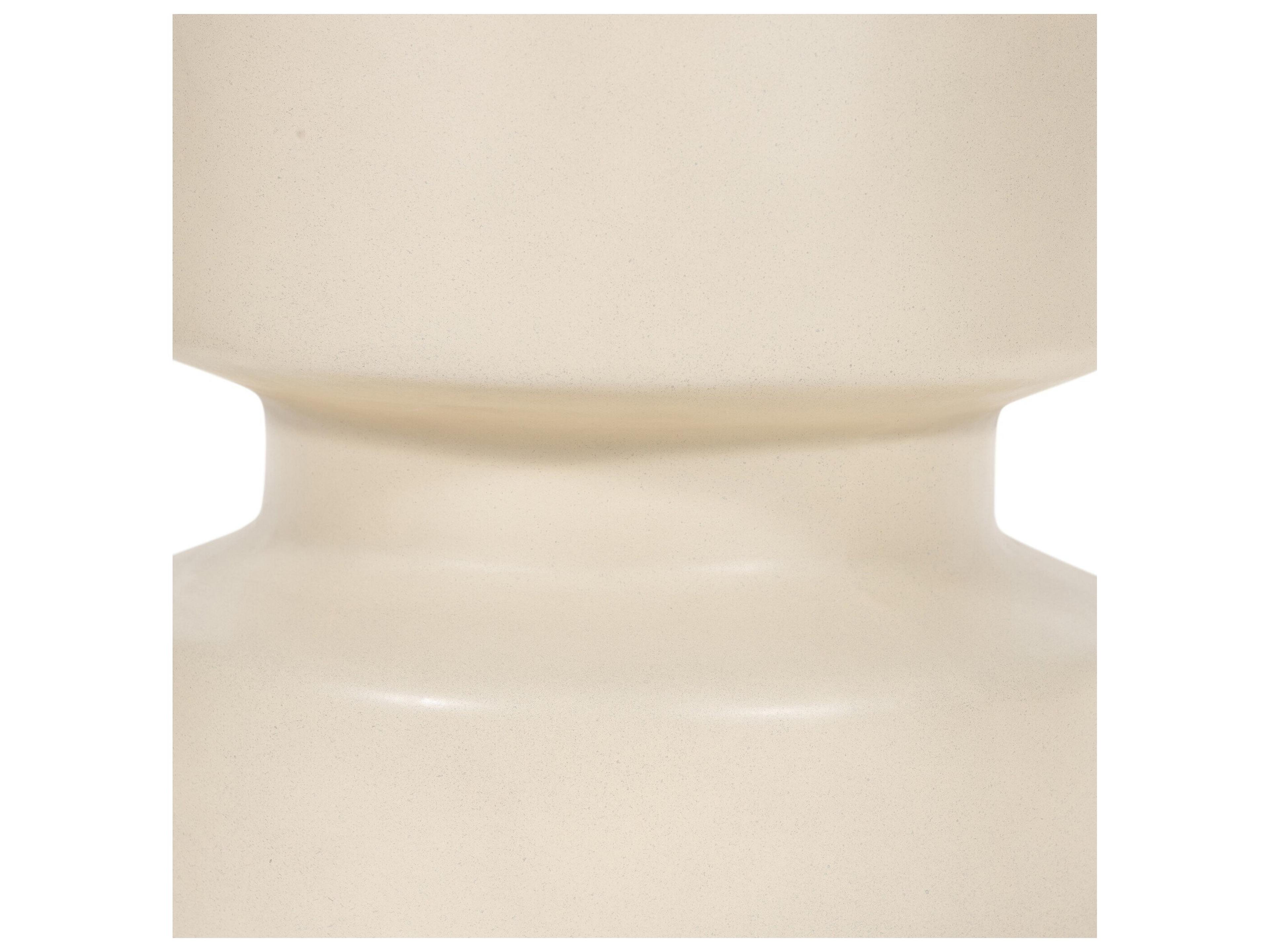 Luxecor Globetrotter Outdoor Concrete Round End Table