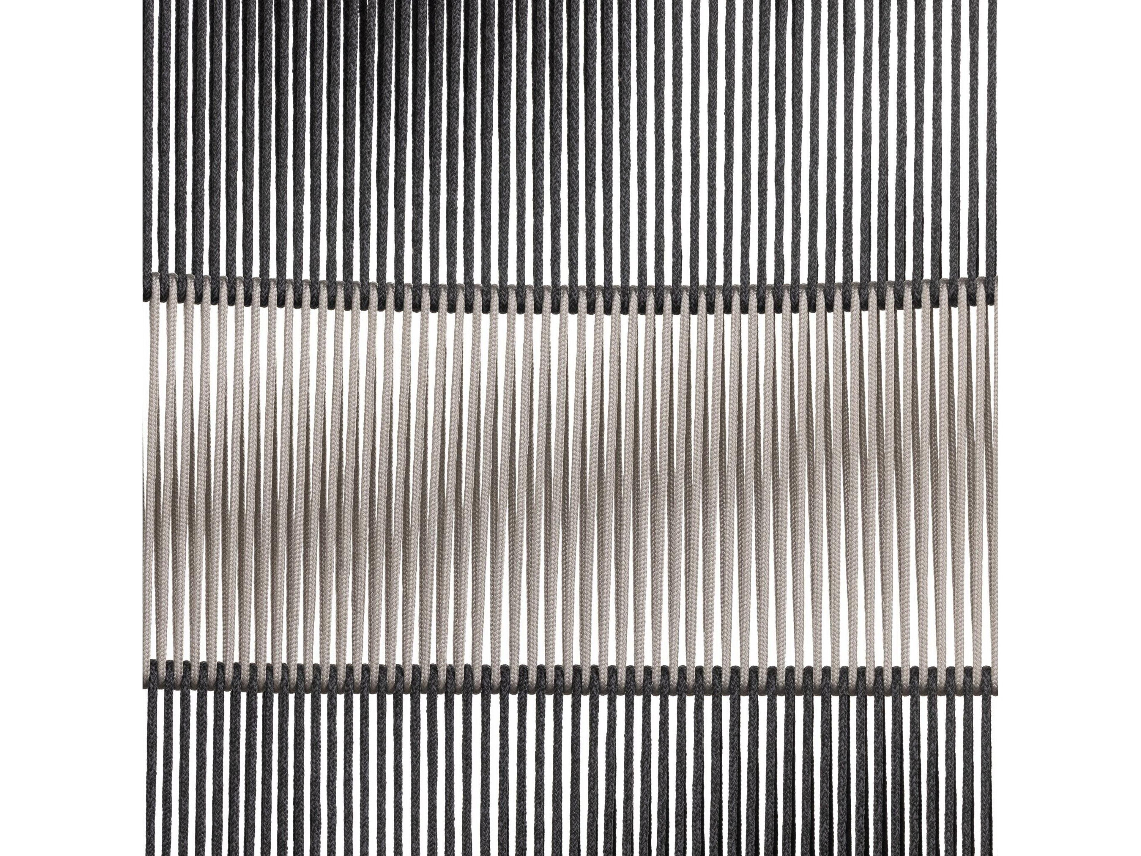 Luxecor Globetrotter Outdoor Washed Brown Teak / Dark Grey Rope Chaise Lounge