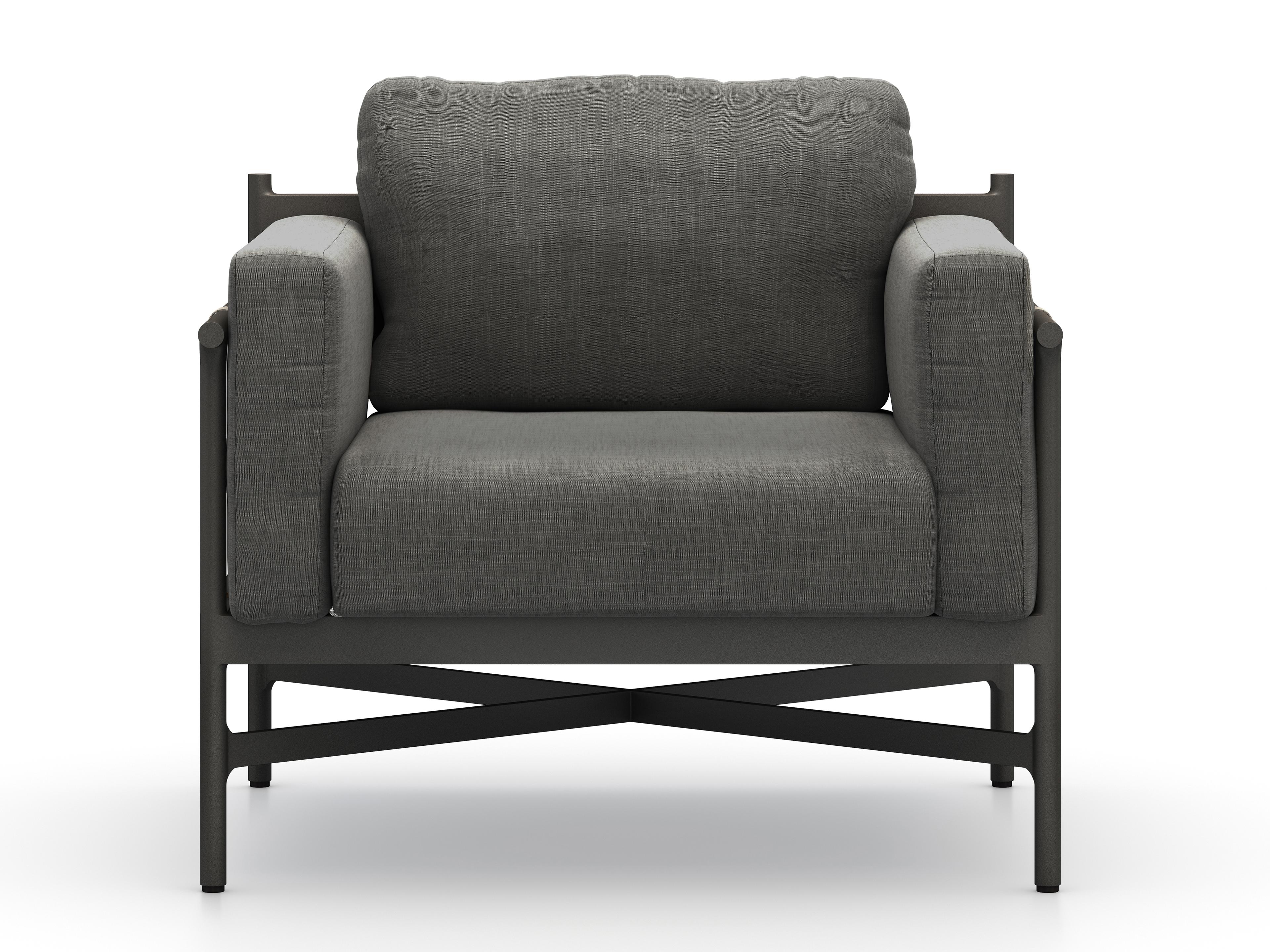 Four Hands Outdoor Solano Julian  Chaise Lounge-Brown