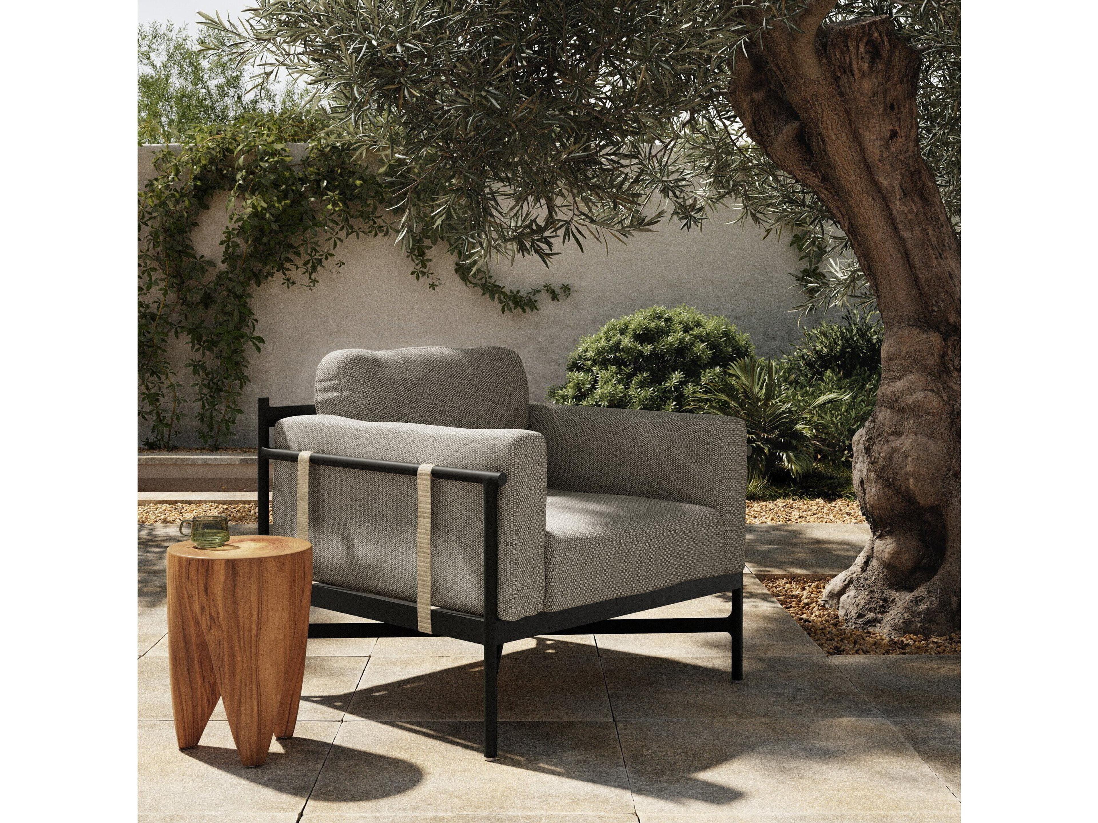 Four Hands Outdoor Solano Hearst  Chair-Faye Ash