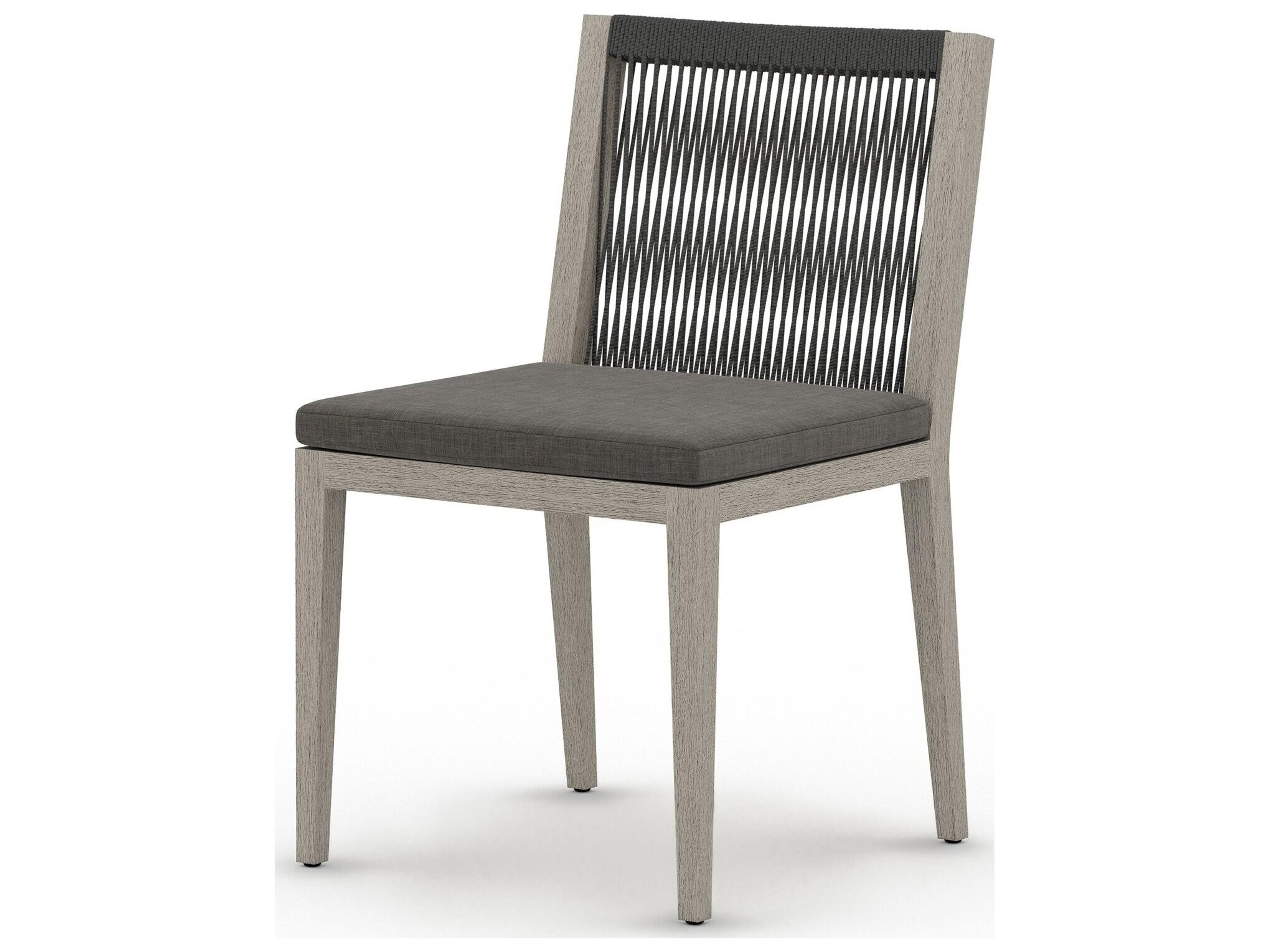 Globetrotter Outdoor Charcoal / Weathered Grey Dark Rope Dining Chair