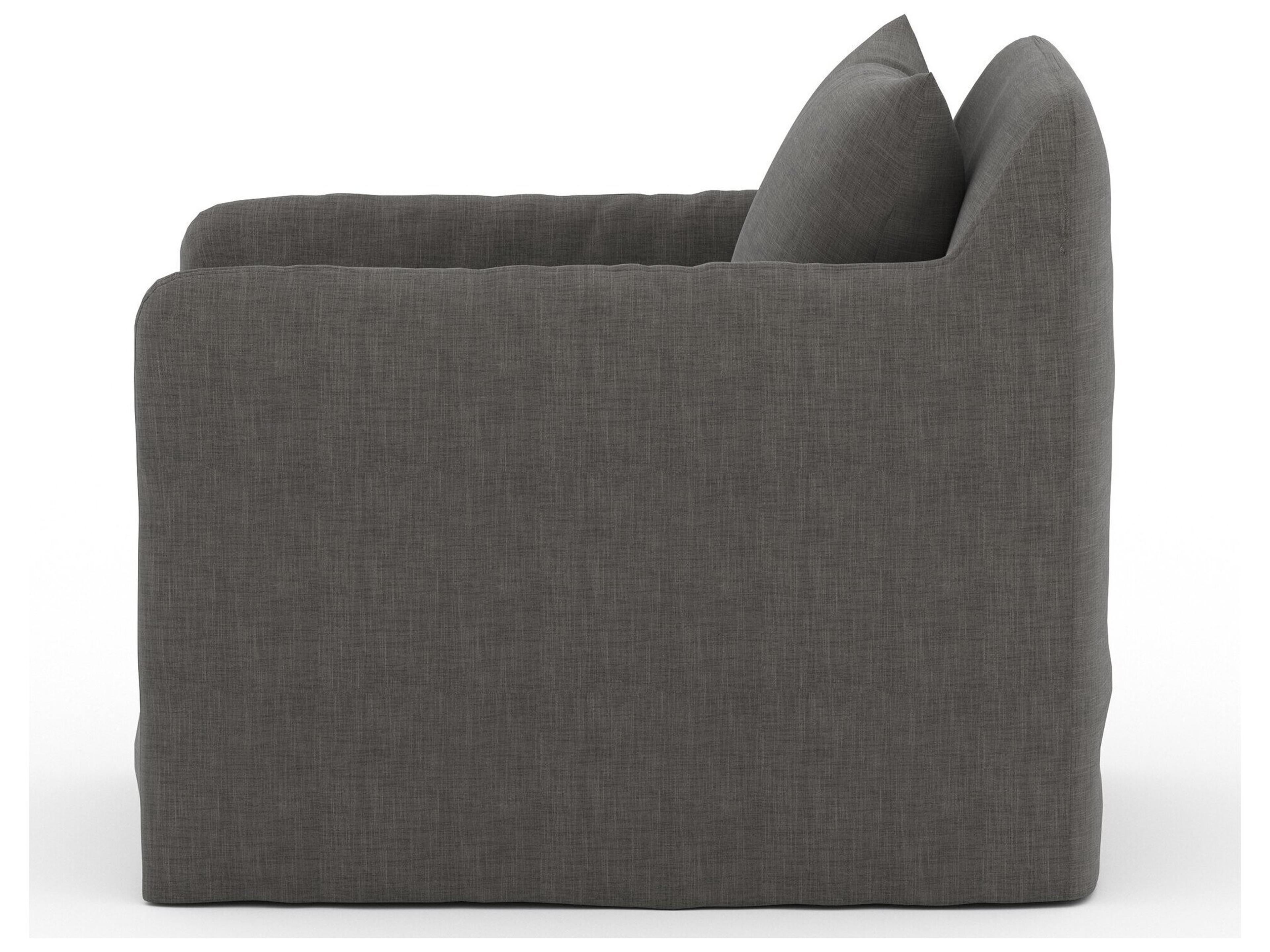 Four Hands Outdoor Solano Charcoal Lounge Chair