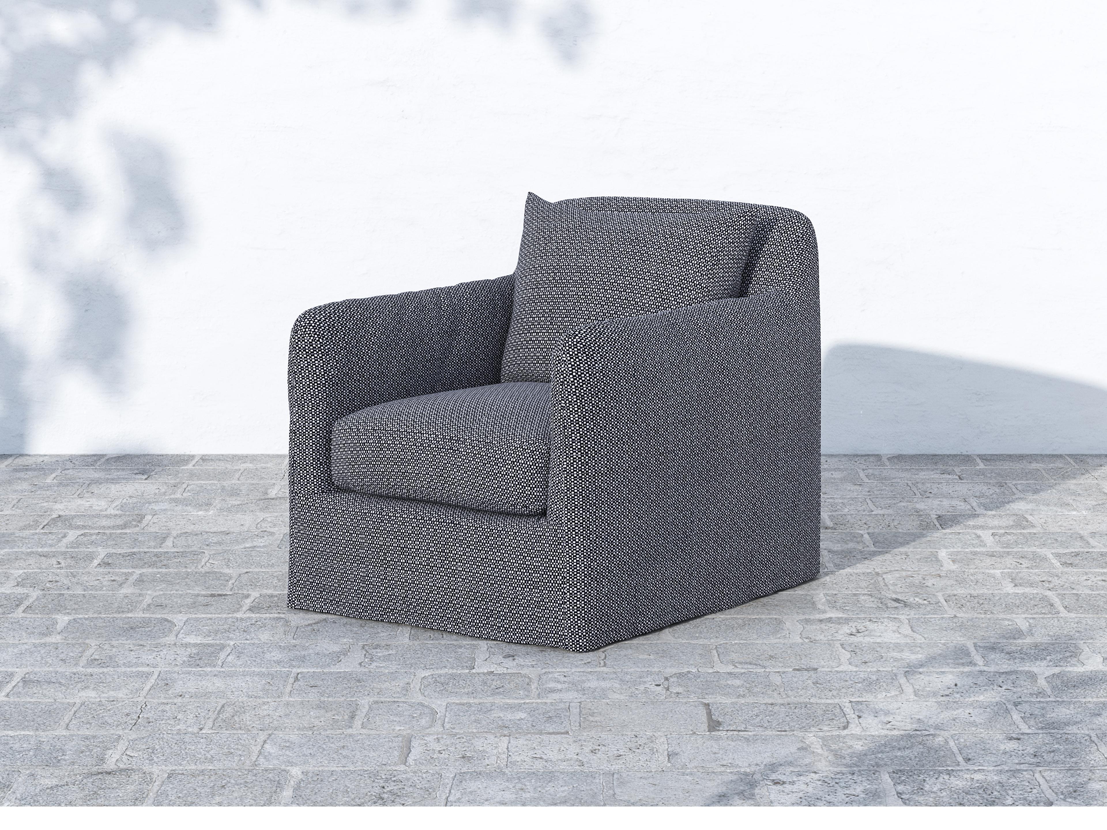 Luxecor Globetrotter Outdoor Faye Navy Lounge Chair