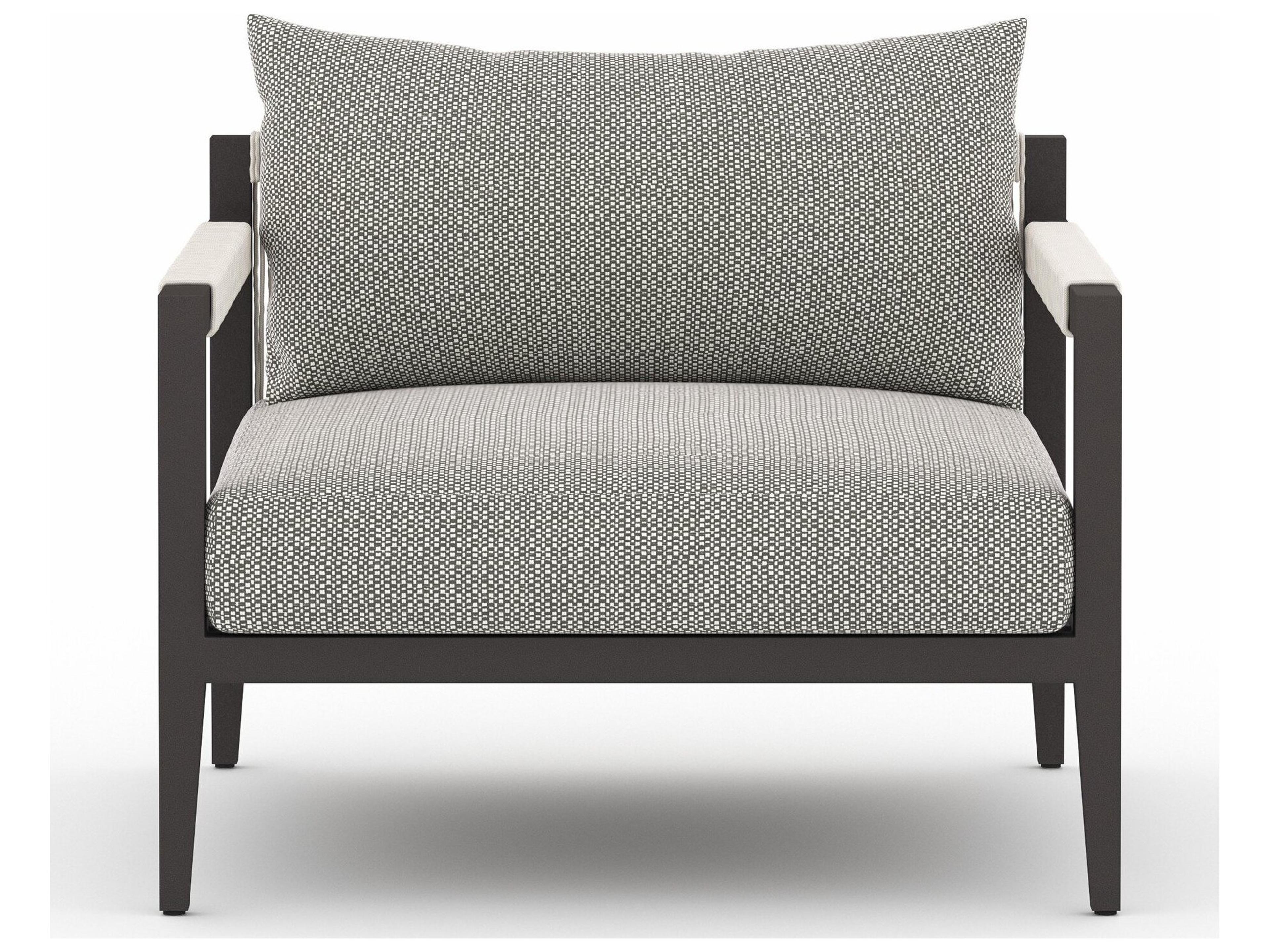 Luxecor Globetrotter Outdoor Faye Ash / Bronze Ivory Rope Lounge Chair