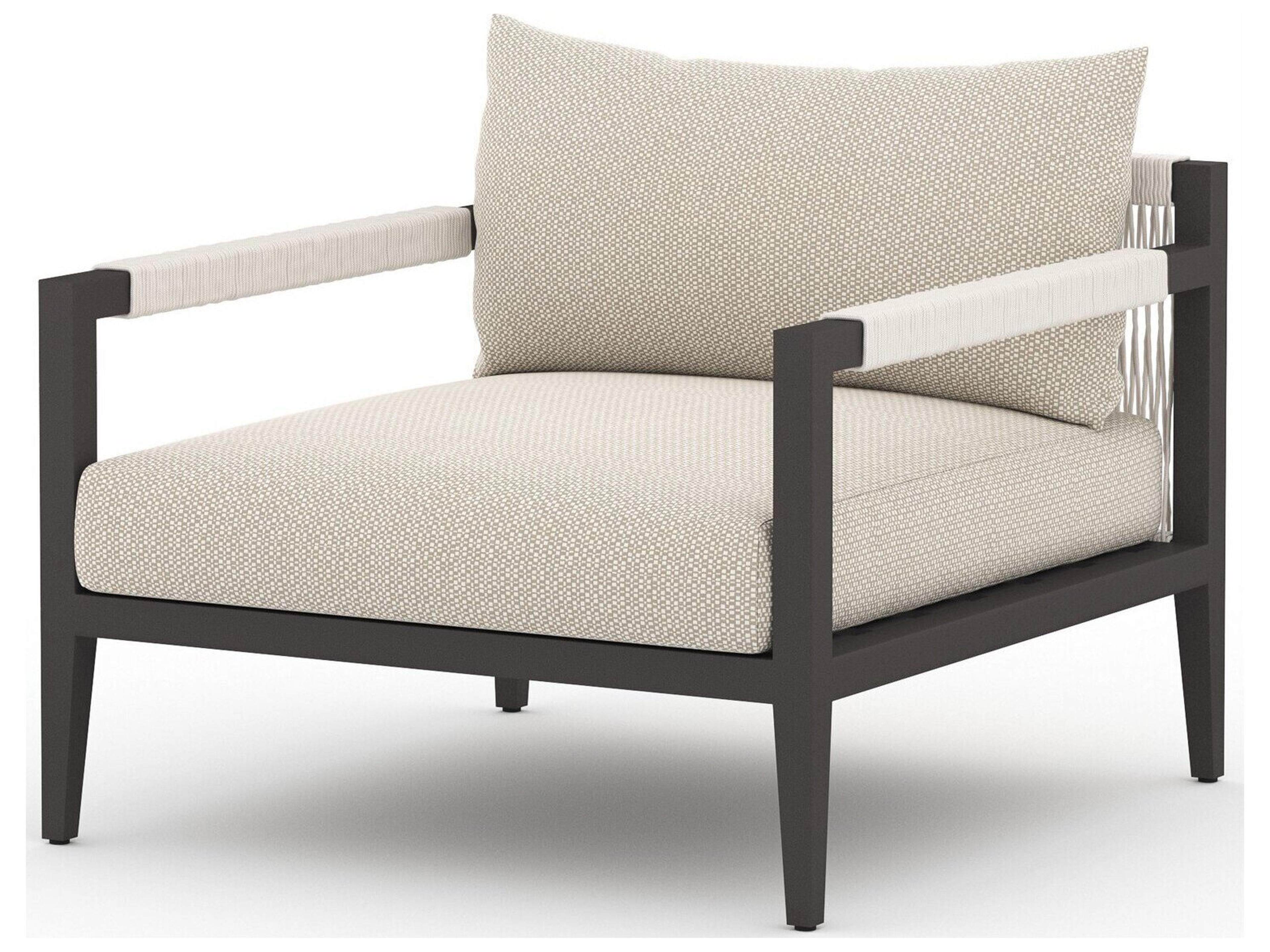 Globetrotter Outdoor Faye Sand / Bronze Ivory Rope Lounge Chair