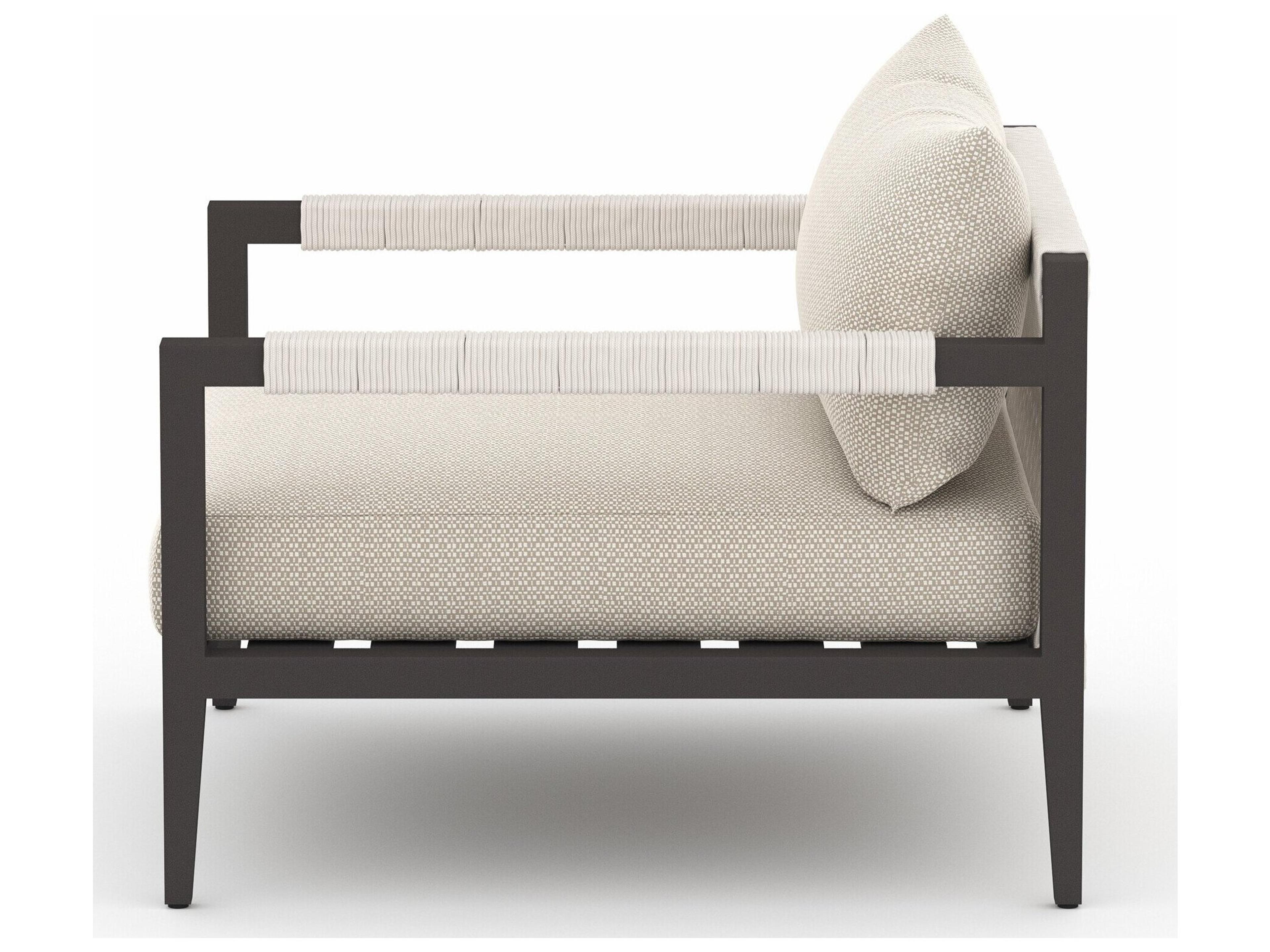 Luxecor Globetrotter Outdoor Faye Sand / Bronze Ivory Rope Lounge Chair