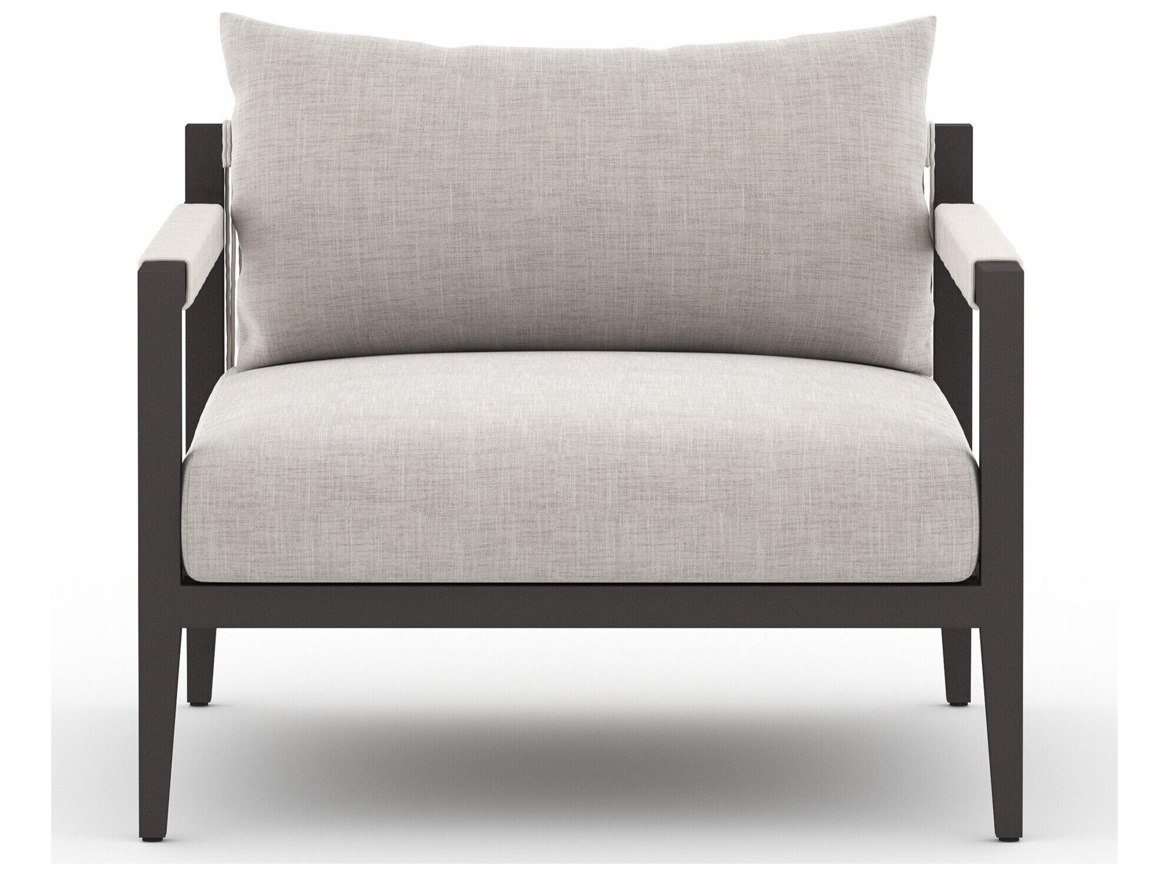 Luxecor Globetrotter Outdoor Stone Grey / Bronze Ivory Rope Lounge Chair