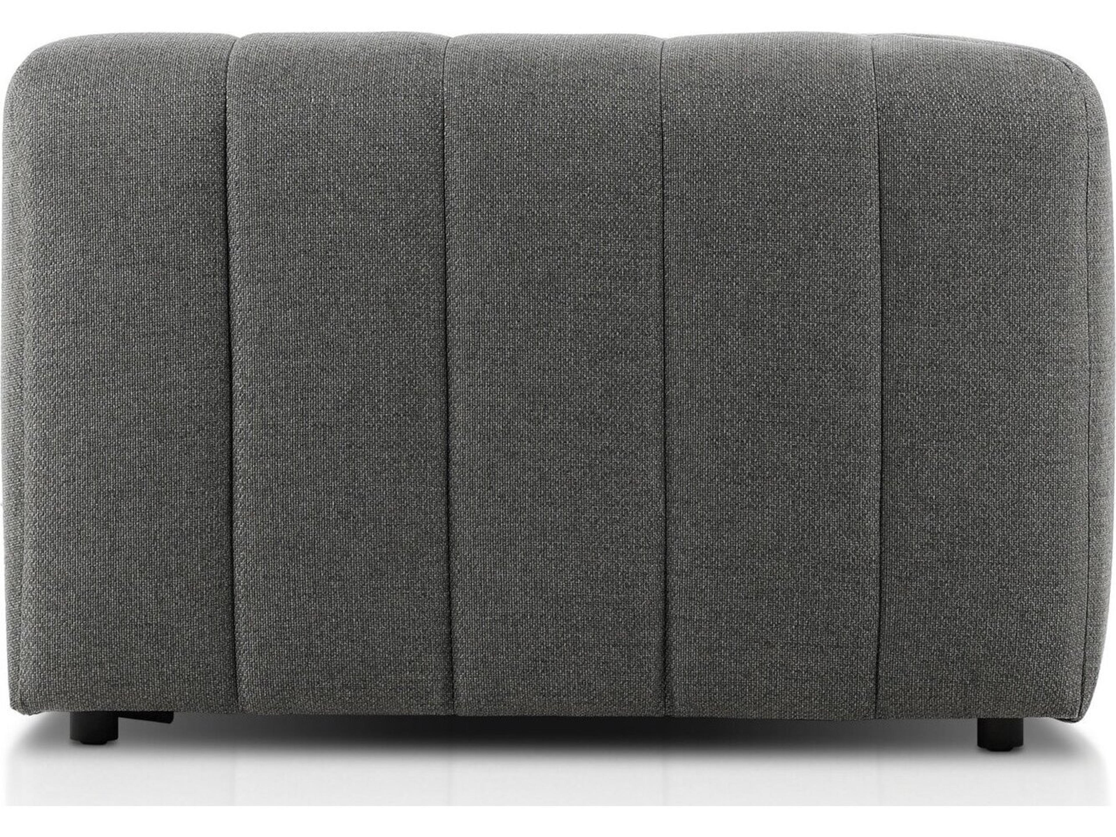 Four Hands Outdoor Solano Hayes Charcoal 3-Piece Sectional Sofa