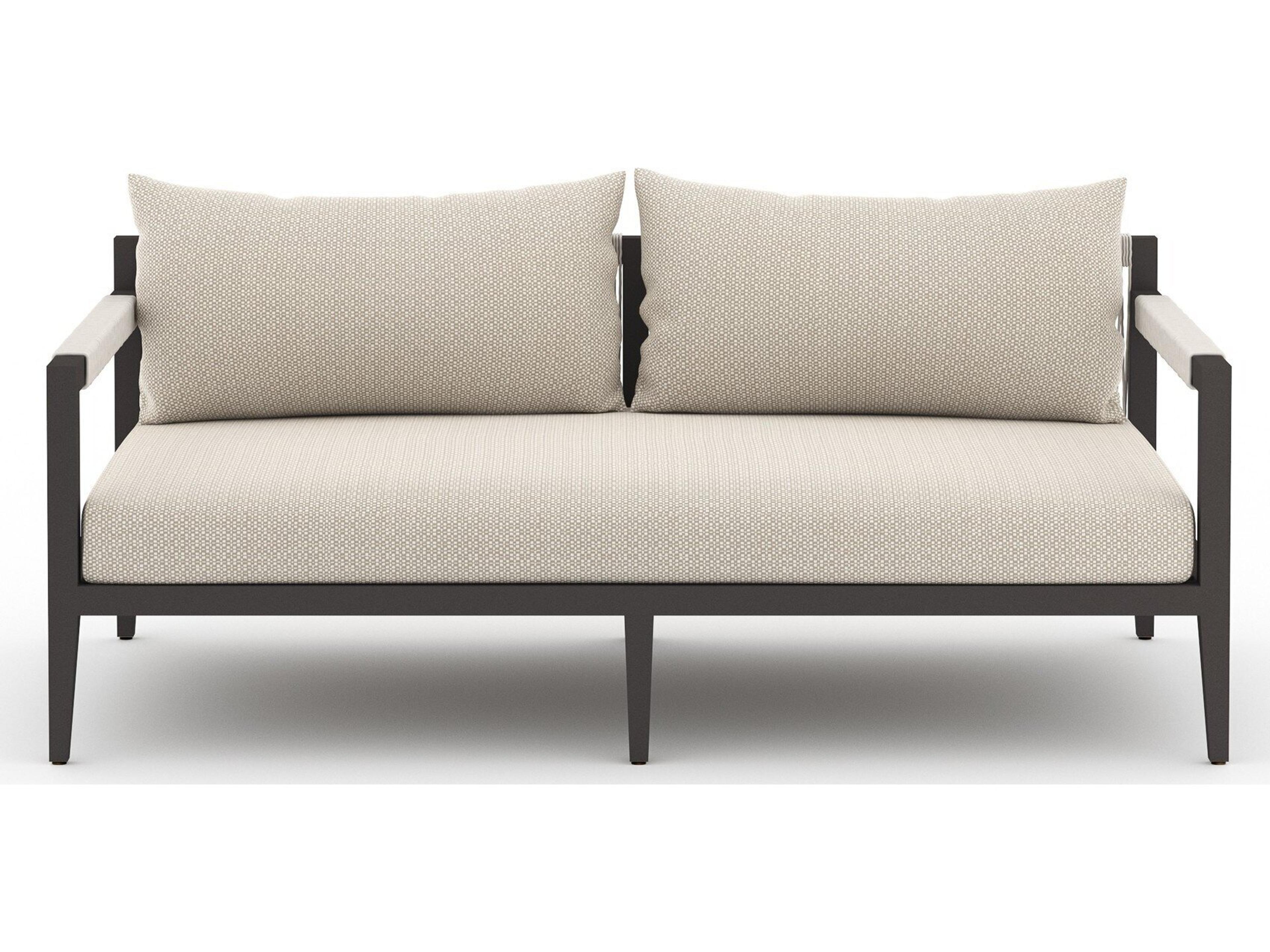 Luxecor Globetrotter Outdoor Faye Sand / Bronze Ivory Rope Loveseat