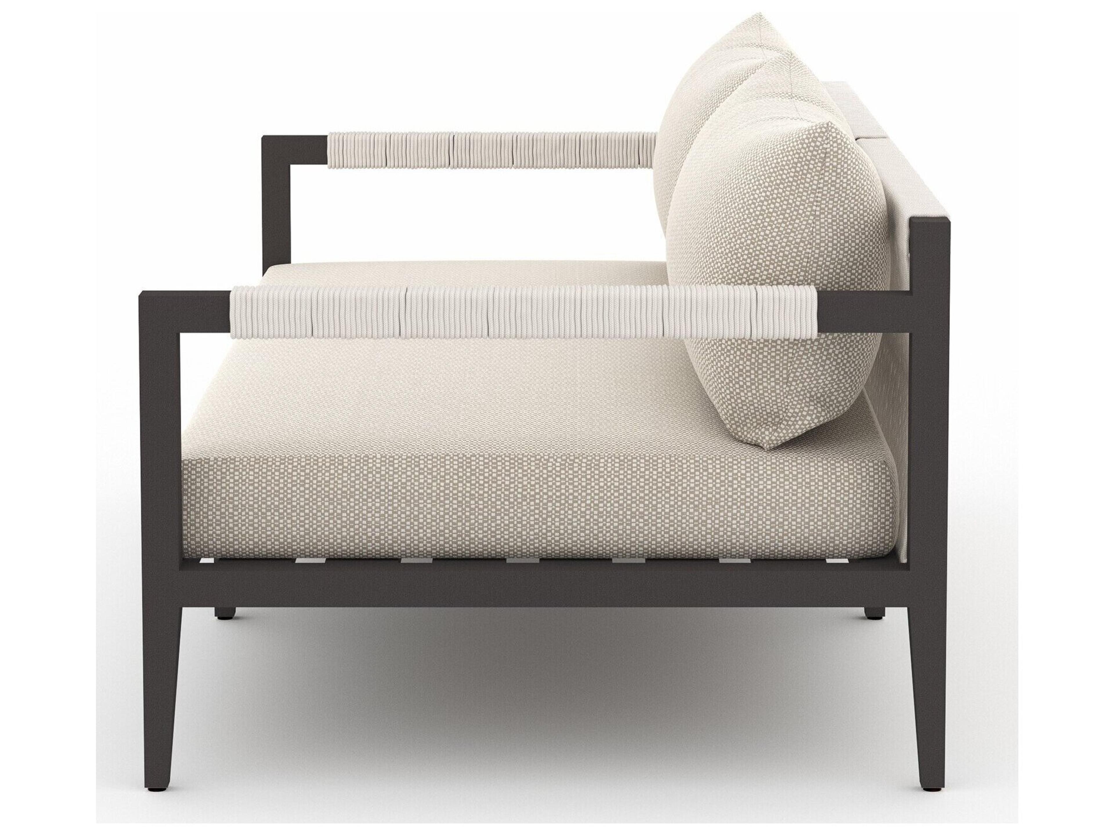 Luxecor Globetrotter Outdoor Faye Sand / Bronze Ivory Rope Loveseat