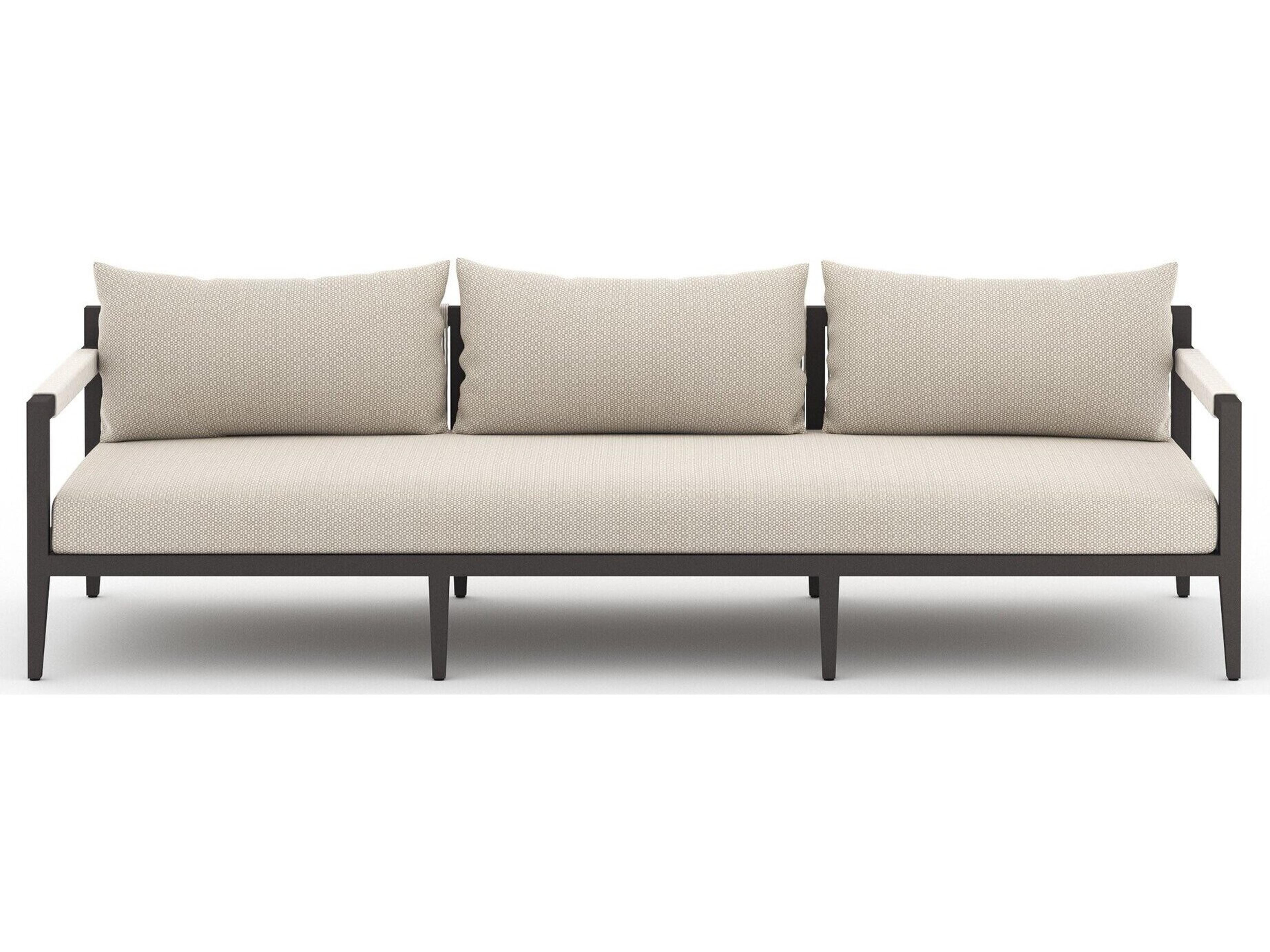 Luxecor Globetrotter Outdoor Faye Sand / Bronze Ivory Rope Sofa