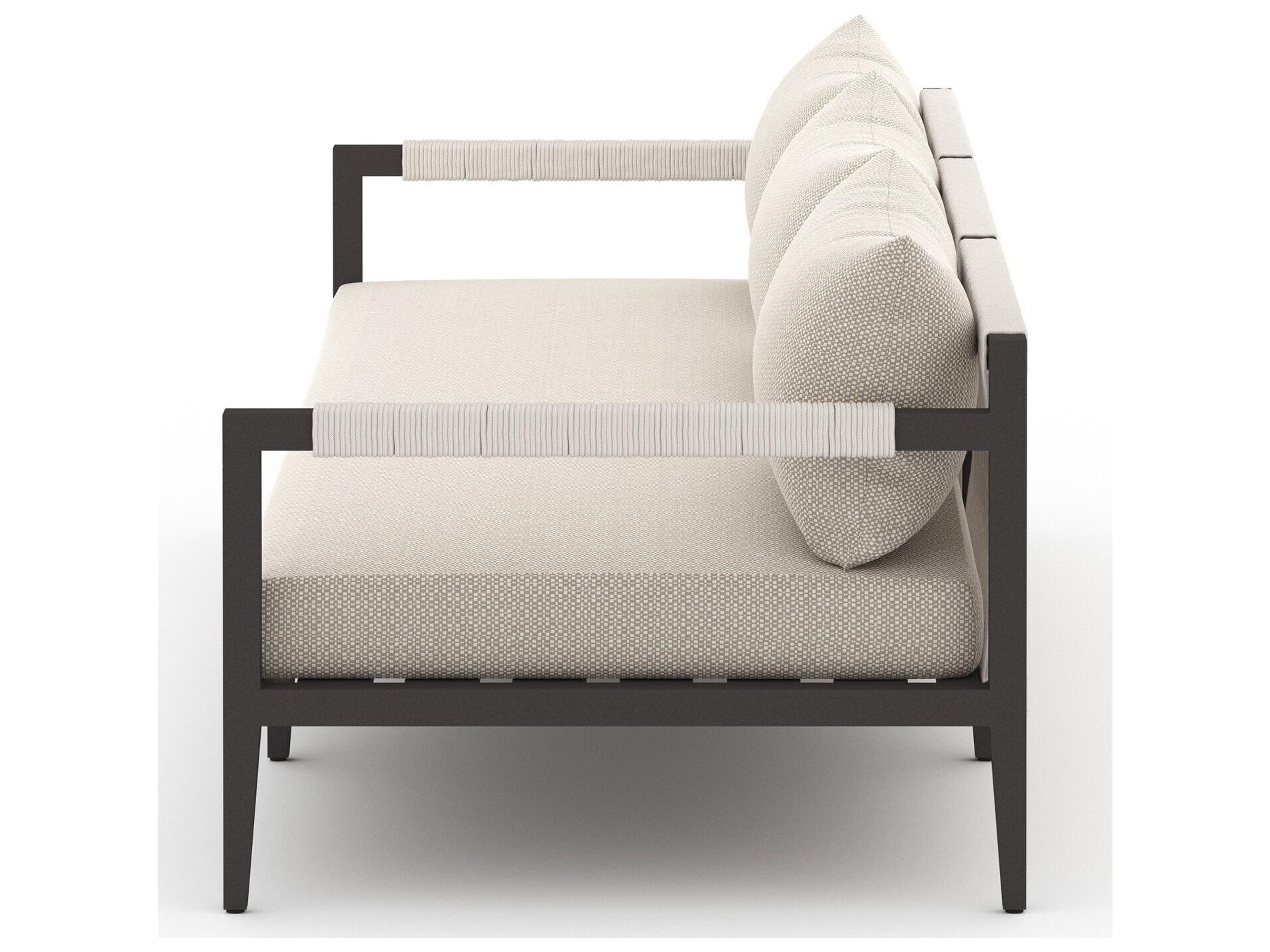 Luxecor Globetrotter Outdoor Faye Sand / Bronze Ivory Rope Sofa