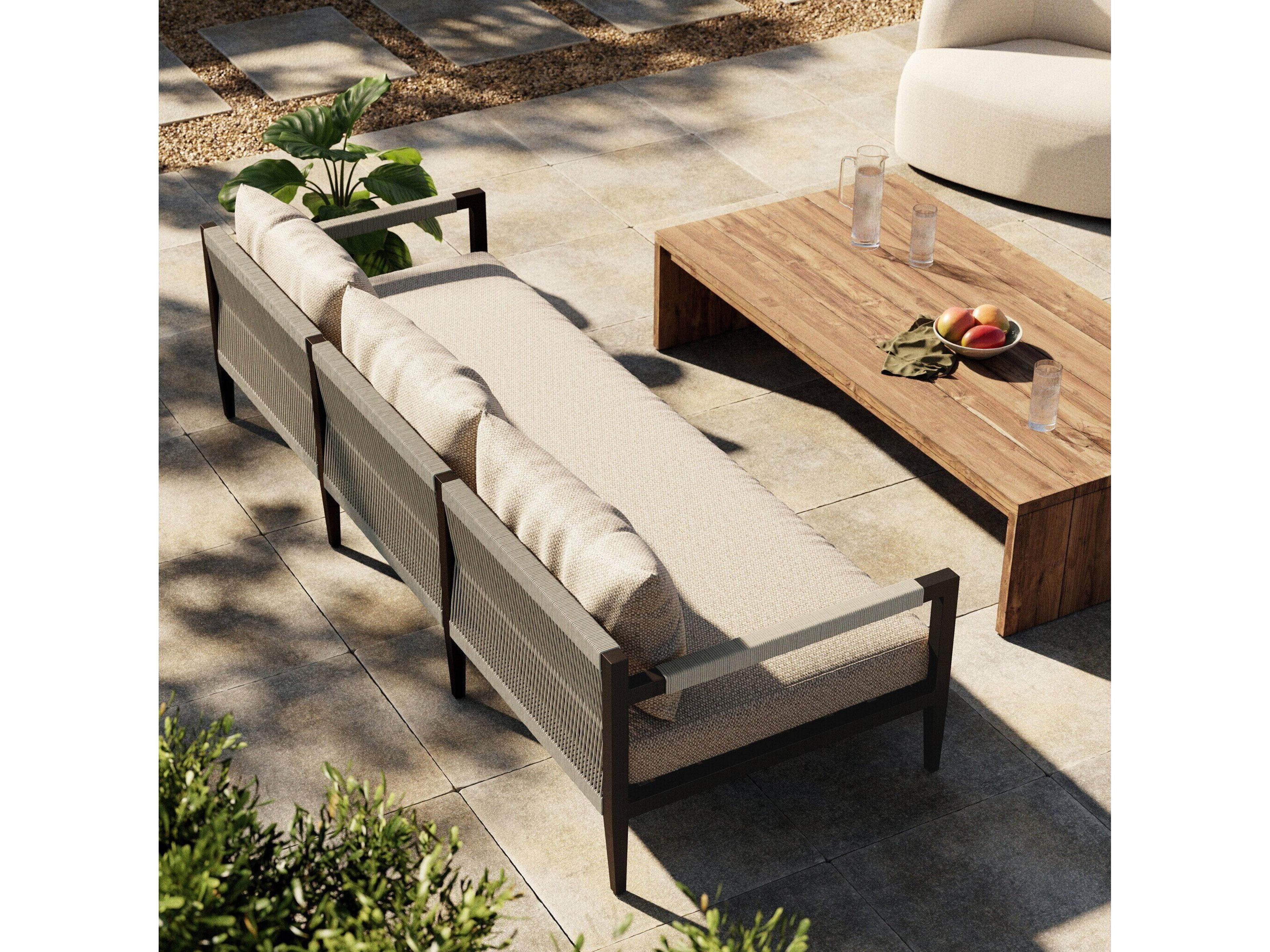 Luxecor Globetrotter Outdoor Faye Sand / Bronze Ivory Rope Sofa