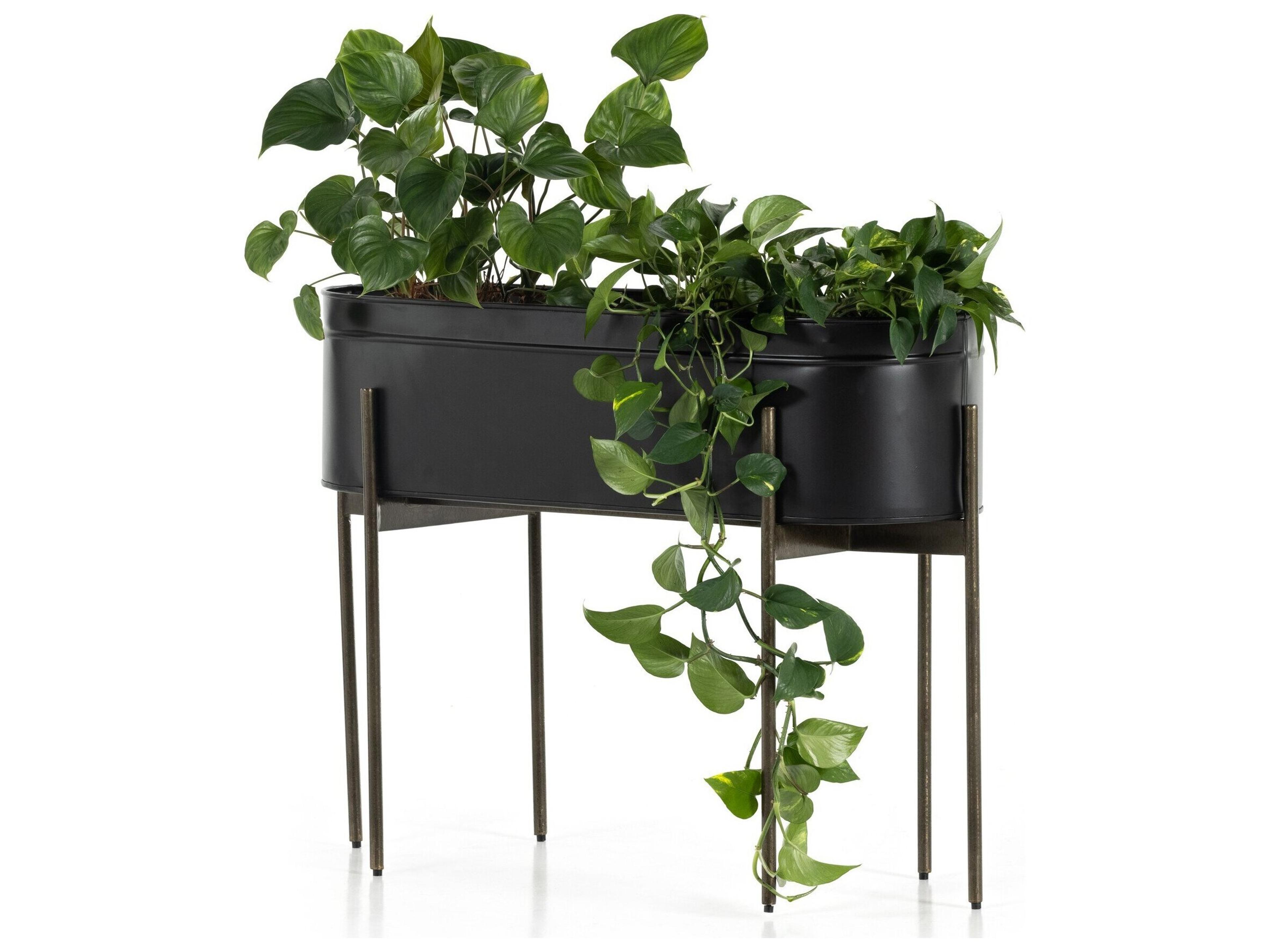 Four Hands Outdoor Marlow Matte Black Planter