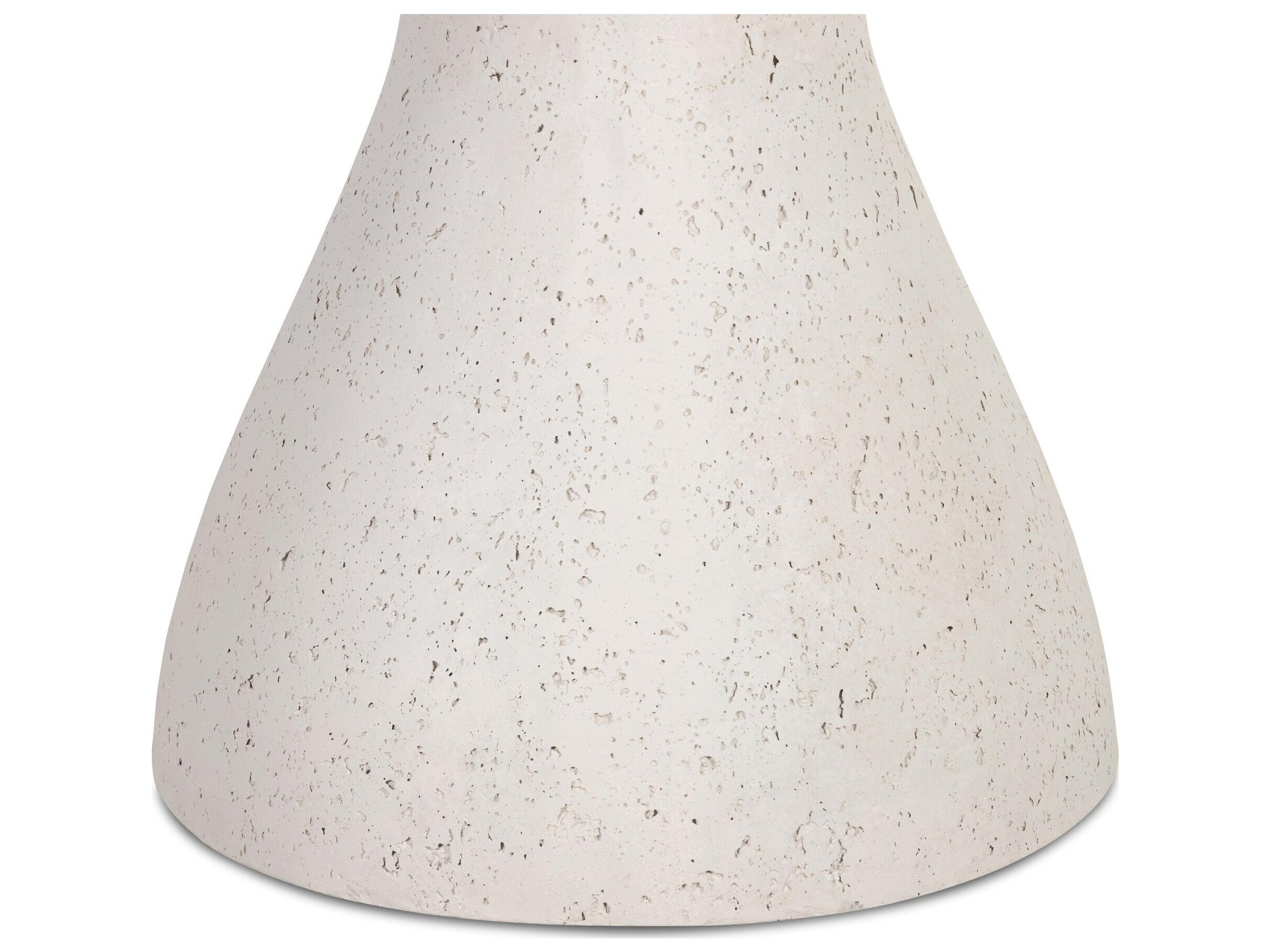 Luxecor Globetrotter Outdoor Textured Grey Concrete Round End Table