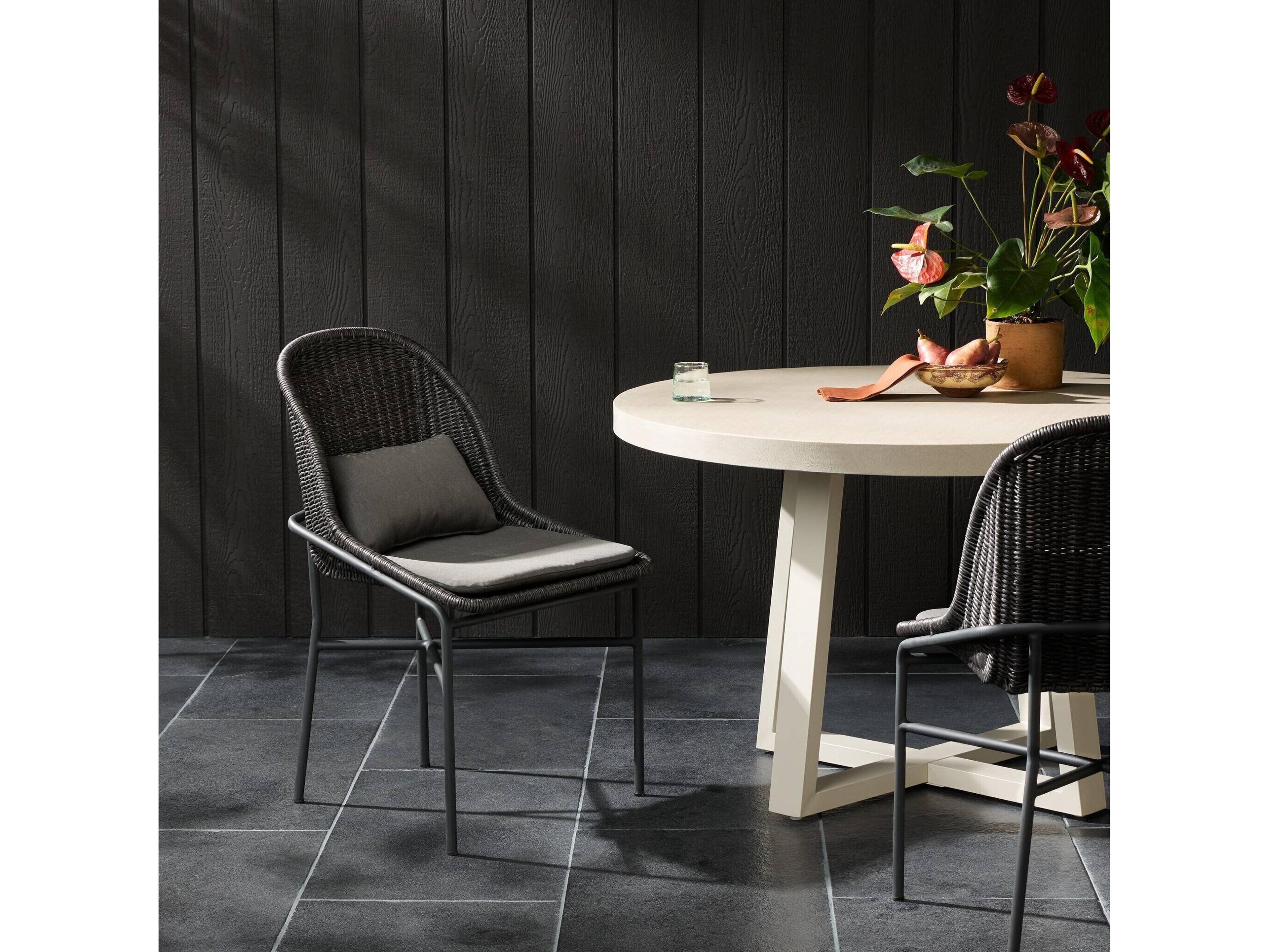 Four Hands Outdoor Solano Sherwood  Raf Chaise Pc-Grey/Stn