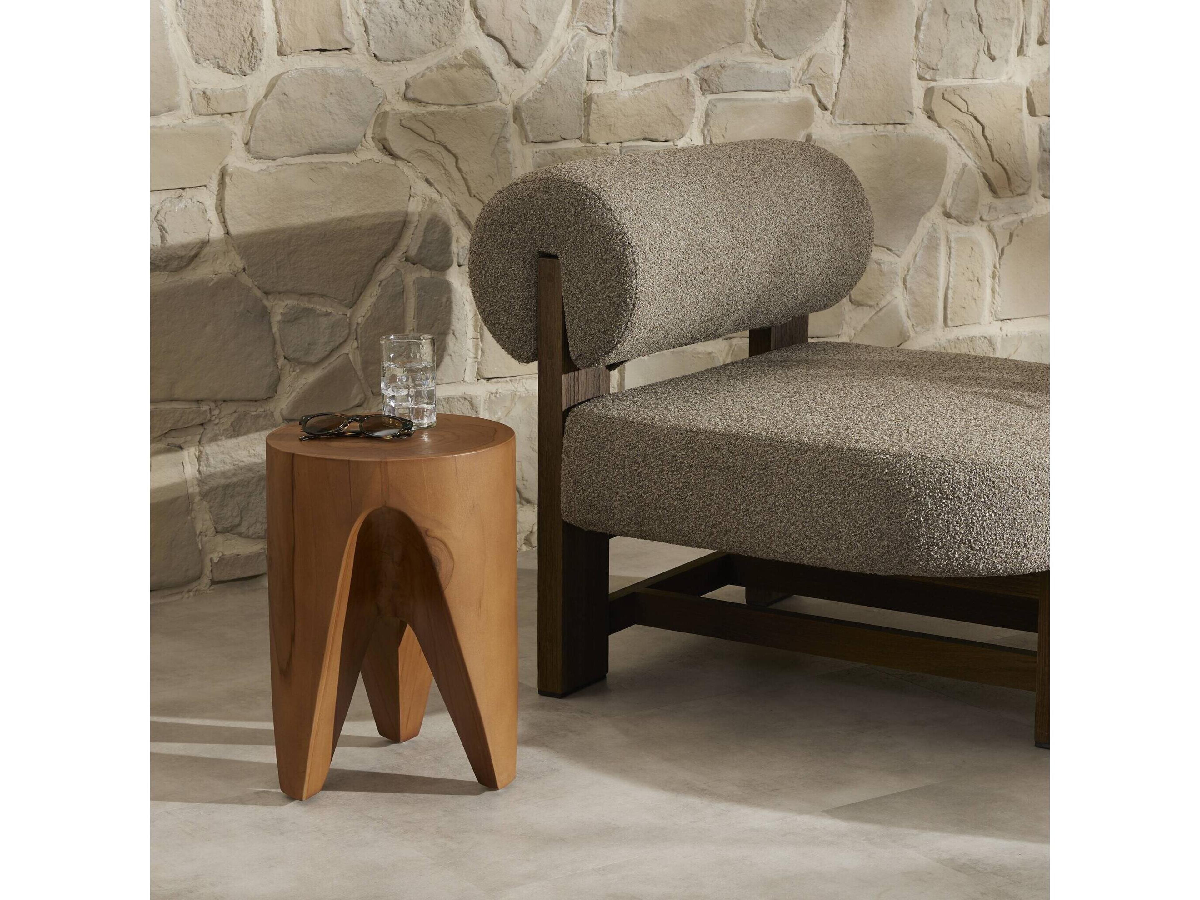 Globetrotter Outdoor Natural Teak Round End Table