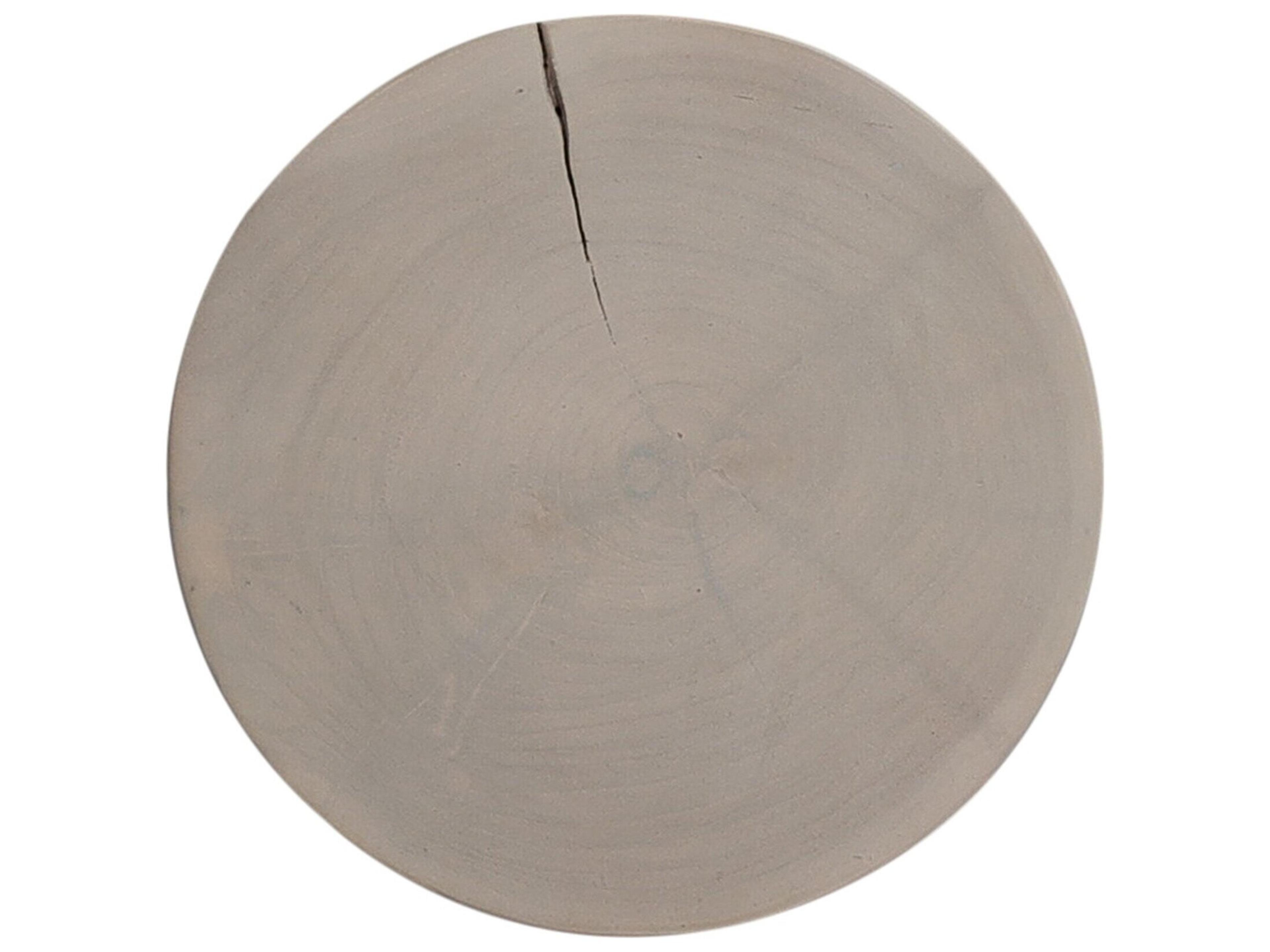 Luxecor Globetrotter Outdoor Ivory Teak Round End Table