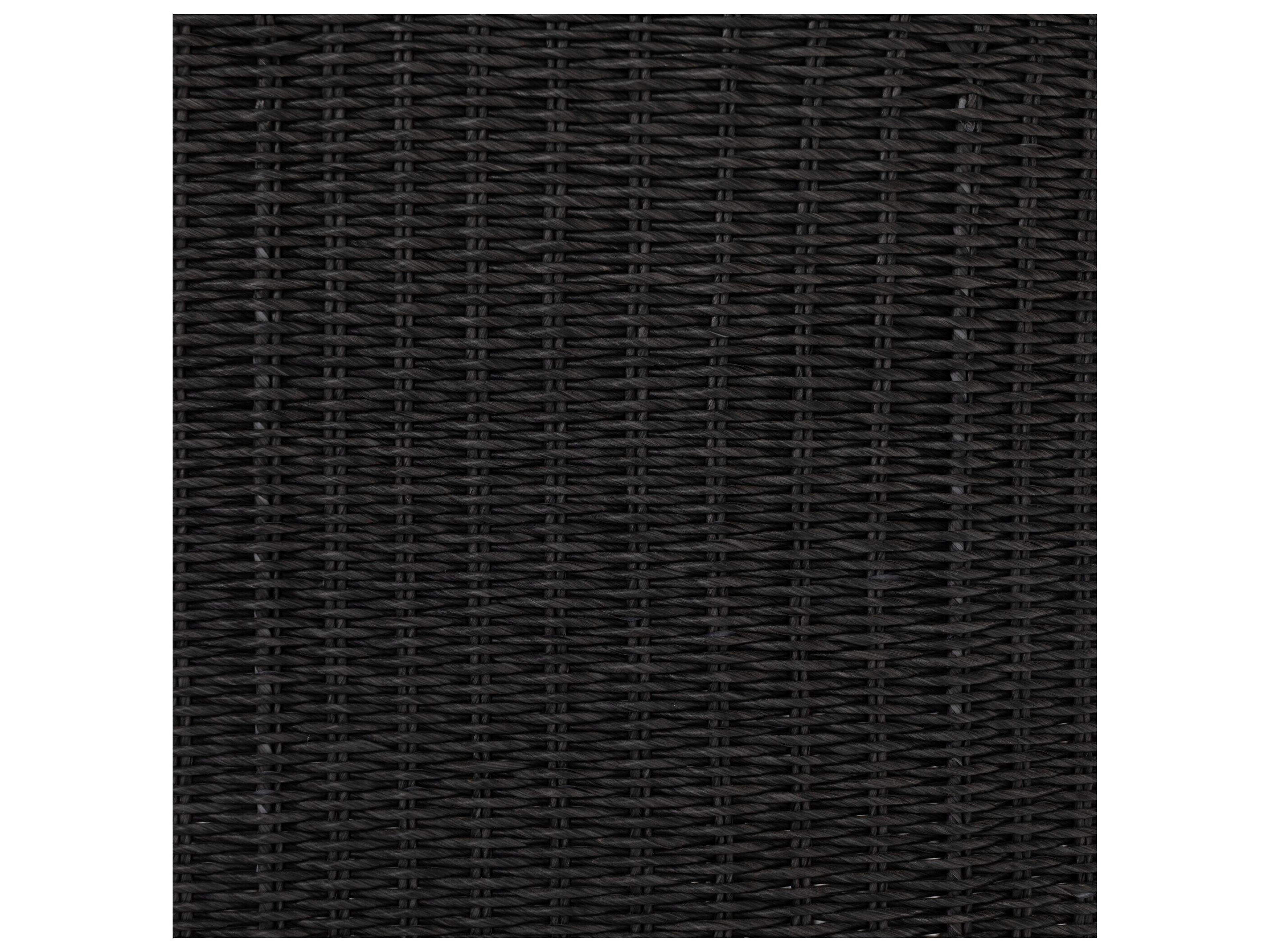 Luxecor Globetrotter Outdoor Vintage Coal Lounge Chair with Stinson White Cushion