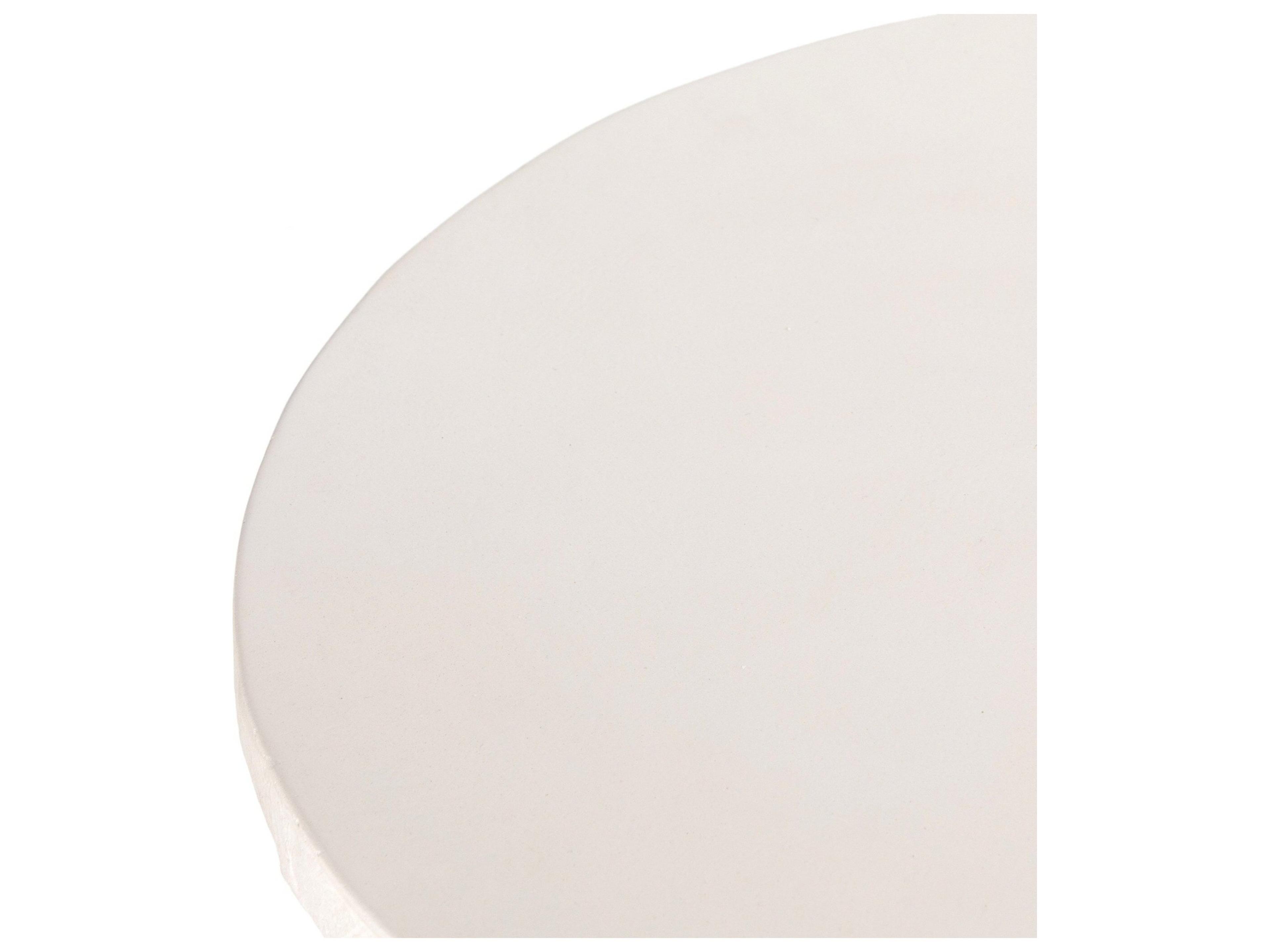 Four Hands Outdoor Constantine White Concrete Round End Table