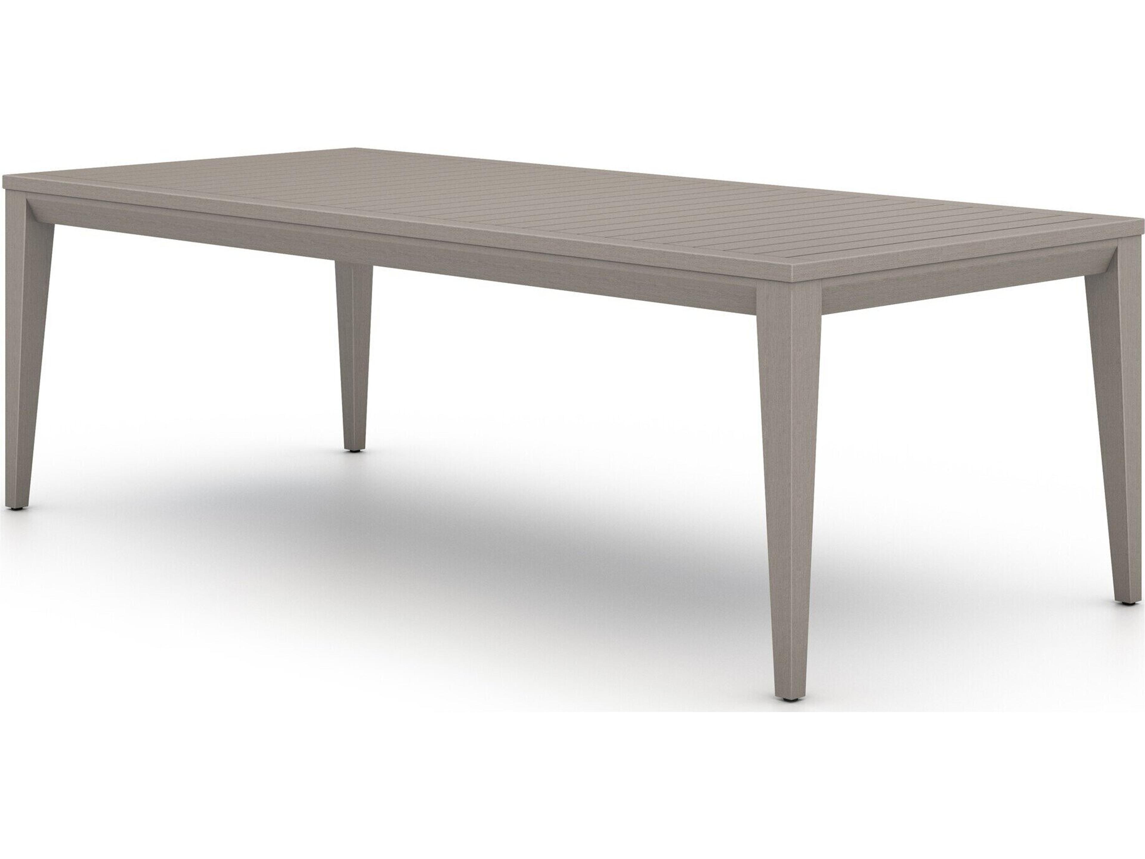 Globetrotter Outdoor Weathered Grey Teak Rectangular Dining Table