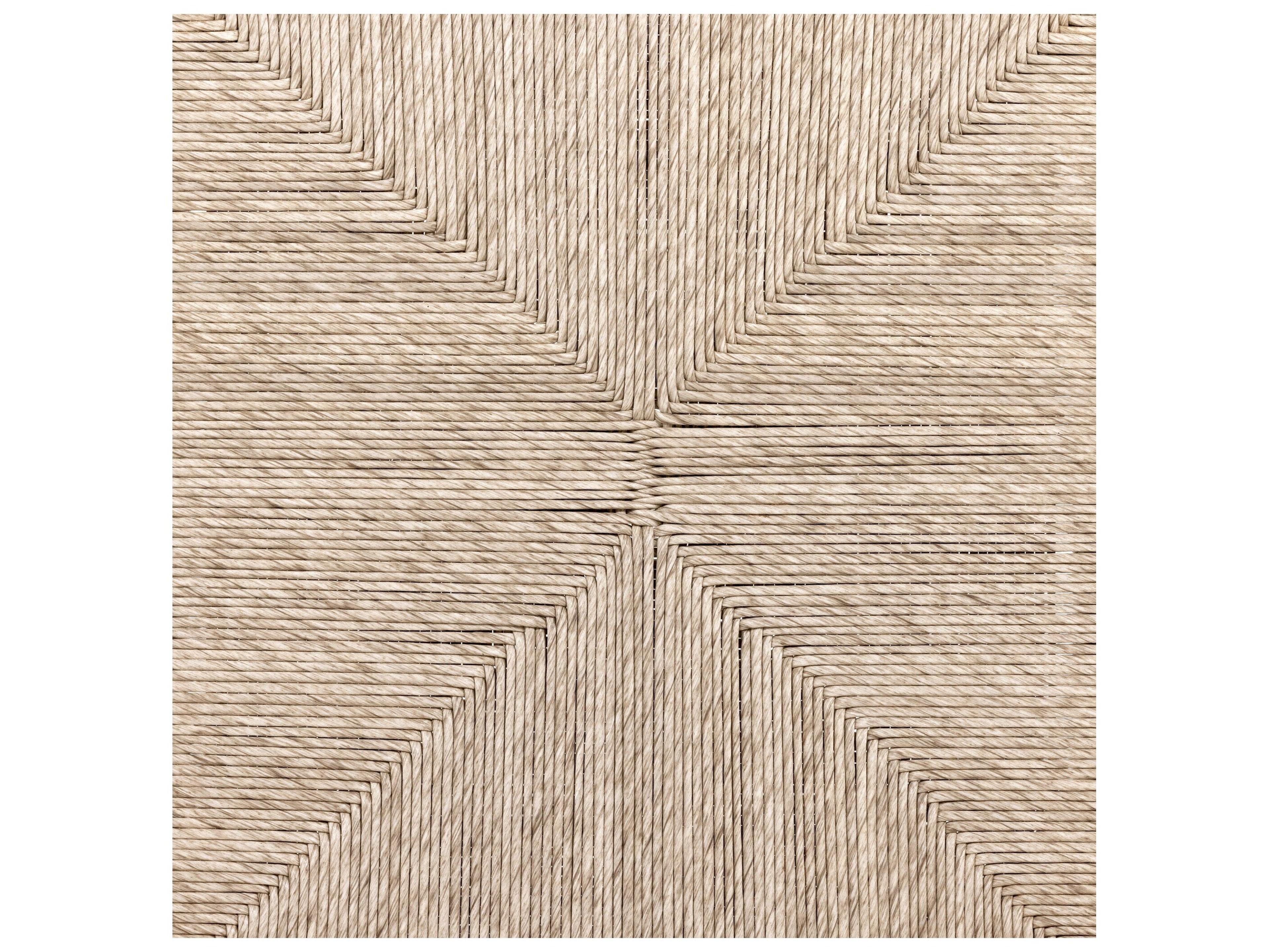 Four Hands Outdoor Grass Roots Lomas Natural Teak Rope Dining Side Chair