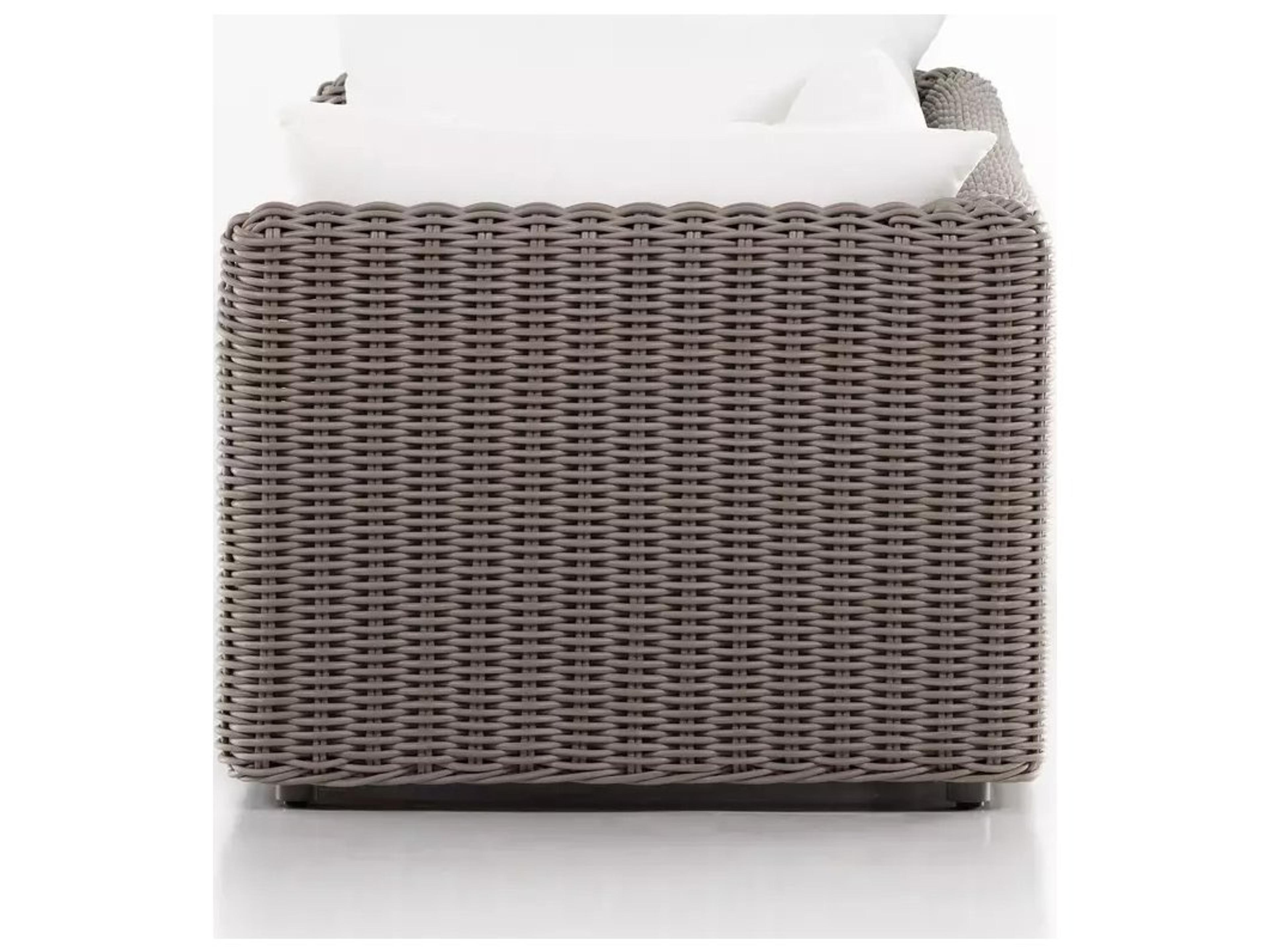 Luxecor Globetrotter Outdoor Como Venao Ivory Natural Woven Polypropylene Cushion Sofa