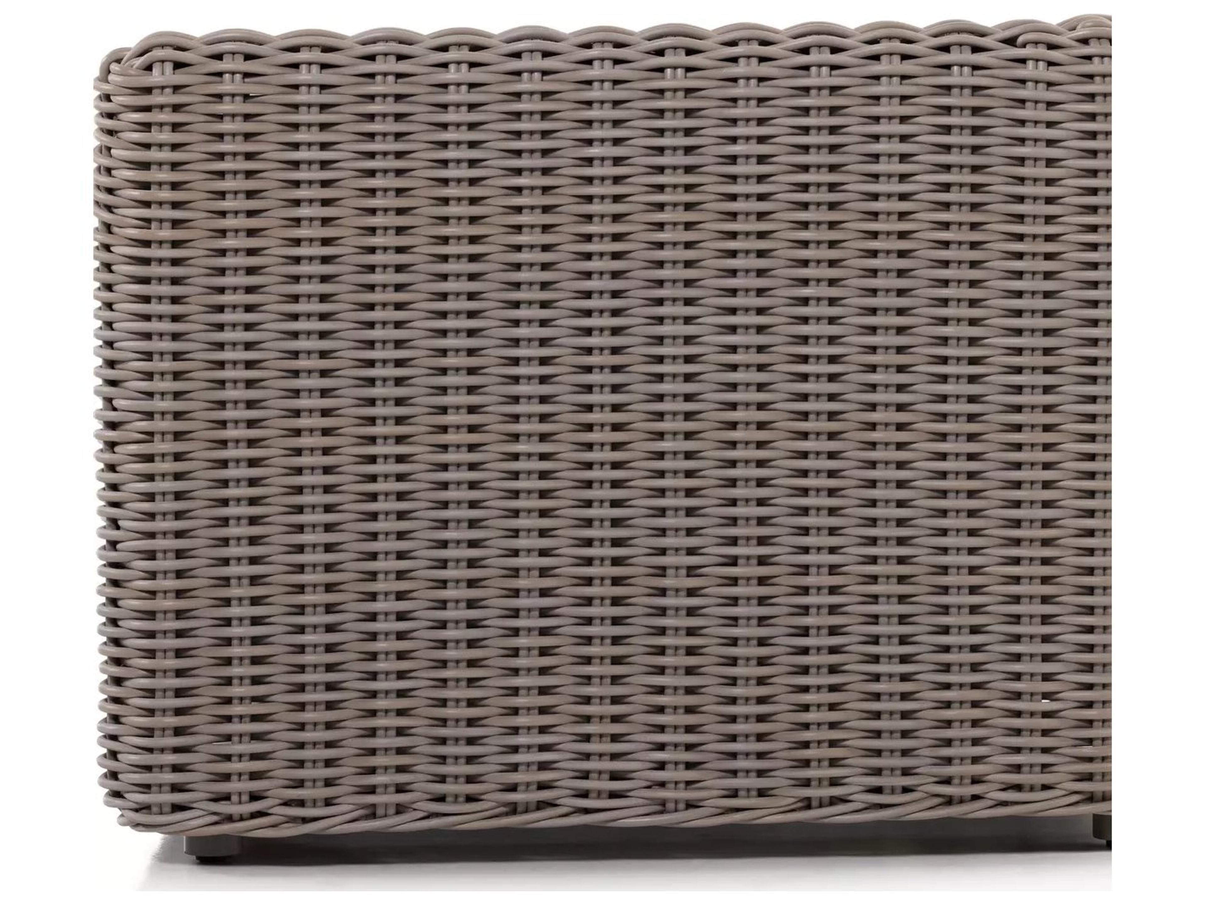 Luxecor Globetrotter Outdoor Como Venao Ivory Natural Woven Polypropylene Cushion Sofa