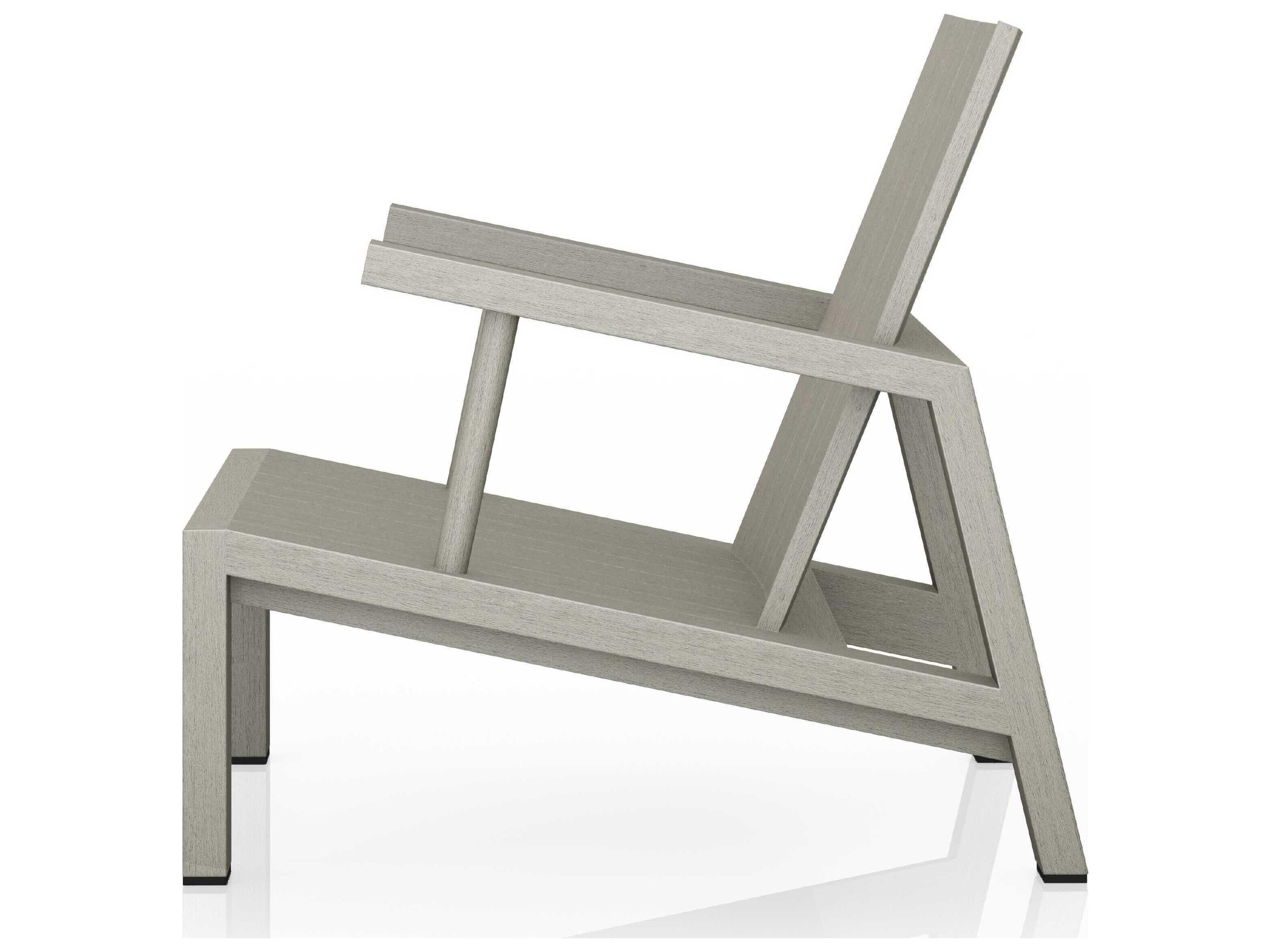 Luxecor Globetrotter Outdoor Weathered Grey Teak Lounge Chair