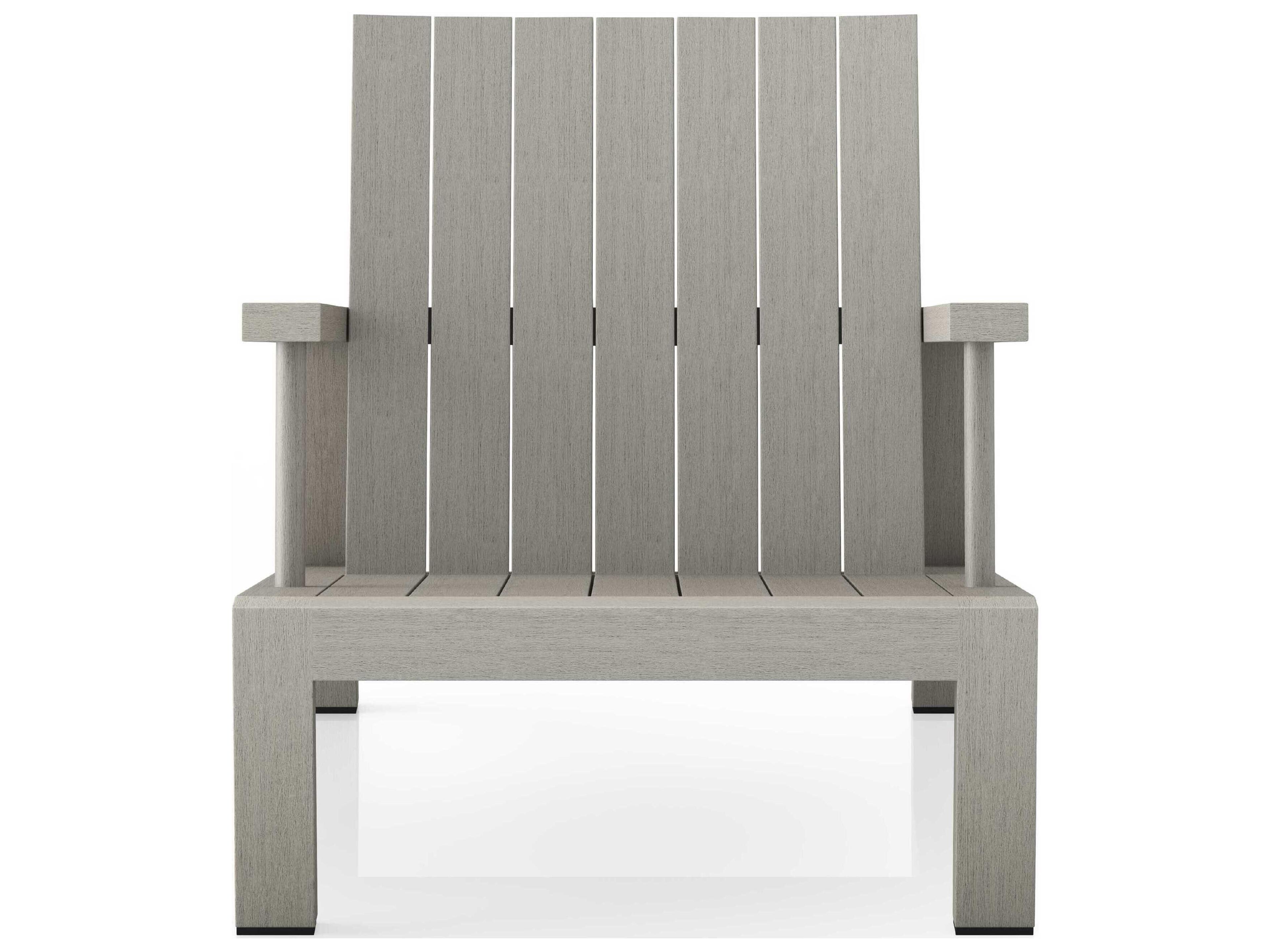 Luxecor Globetrotter Outdoor Weathered Grey Teak Lounge Chair