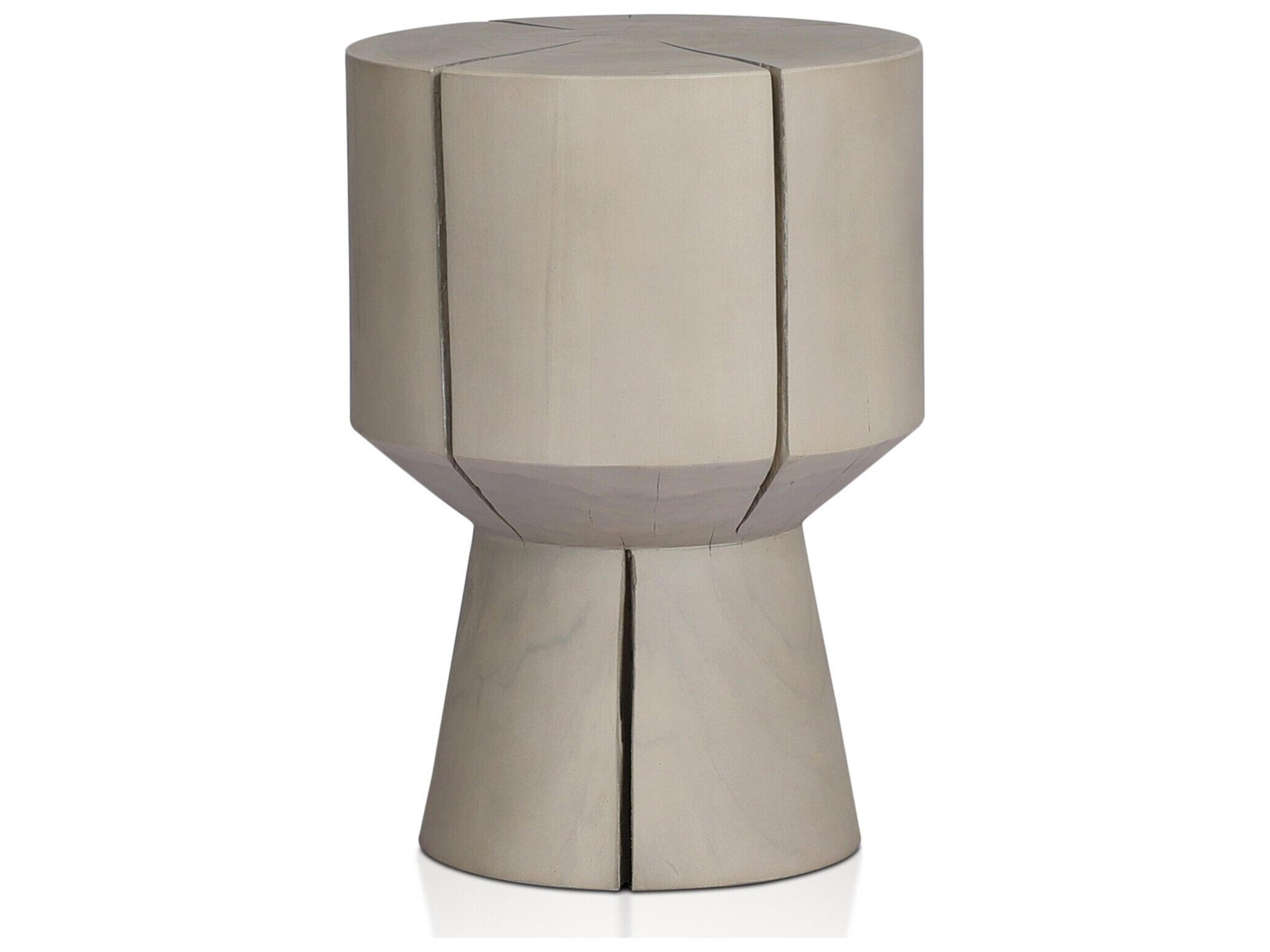 Luxecor Globetrotter Outdoor Teak Round End Table