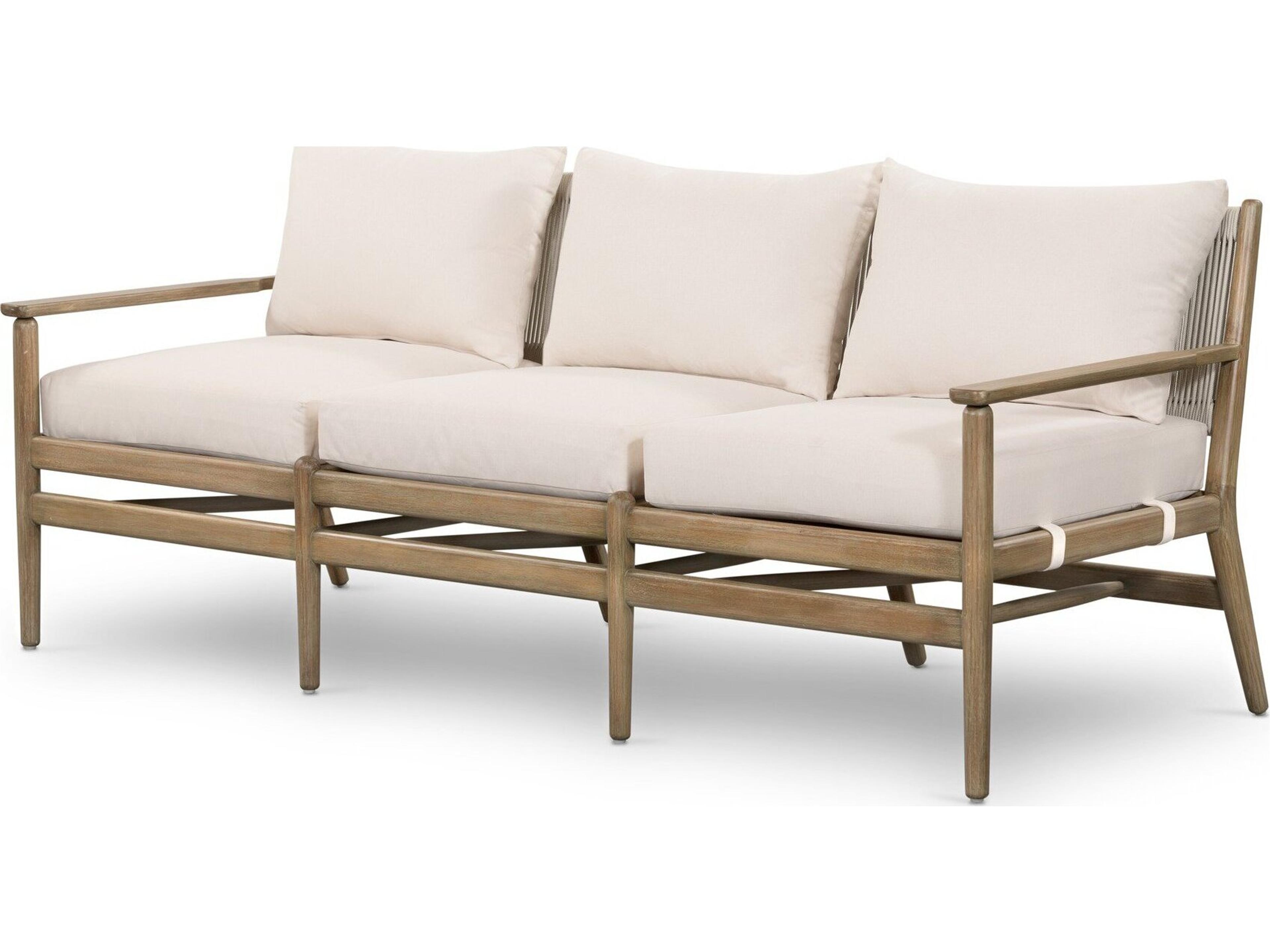 Solano Delano  Chaise - Ivory Rope
