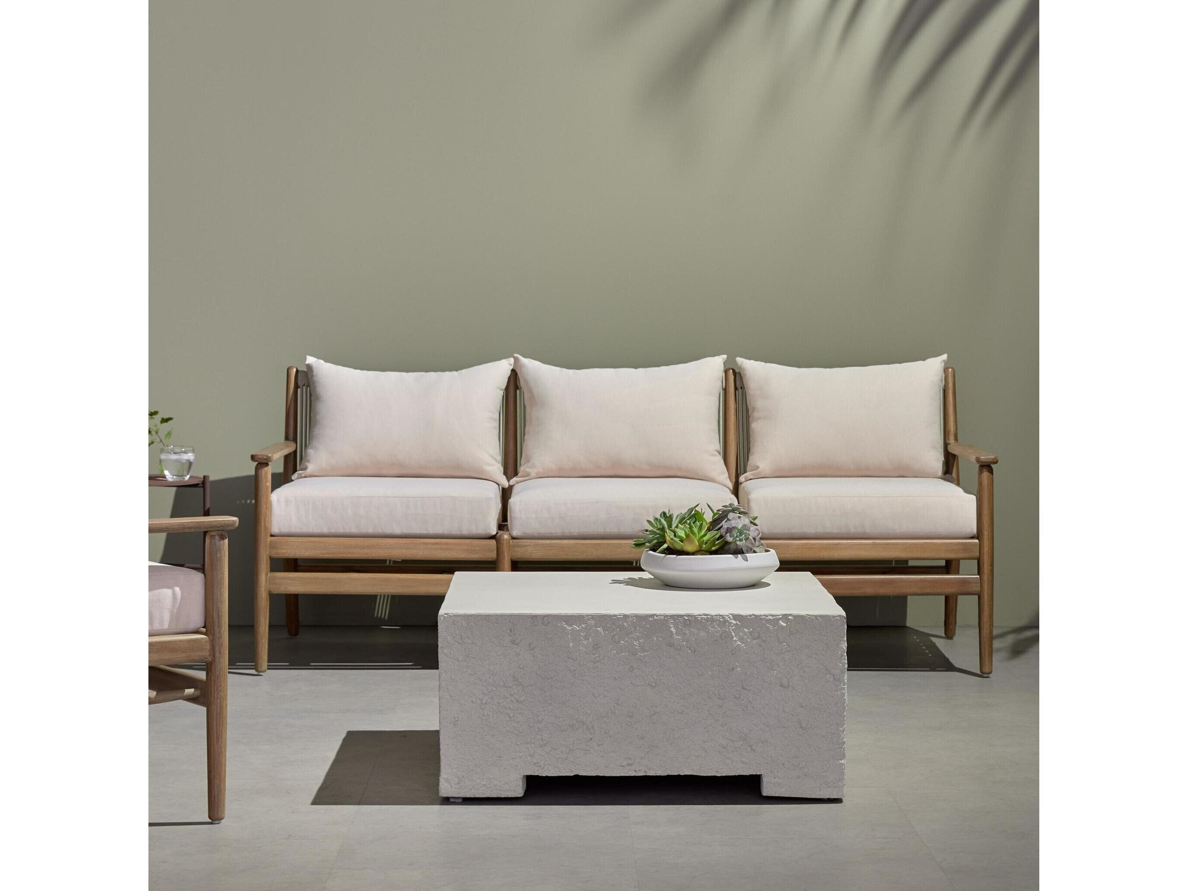 Four Hands Outdoor Solano Delano  Chaise - Ivory Rope