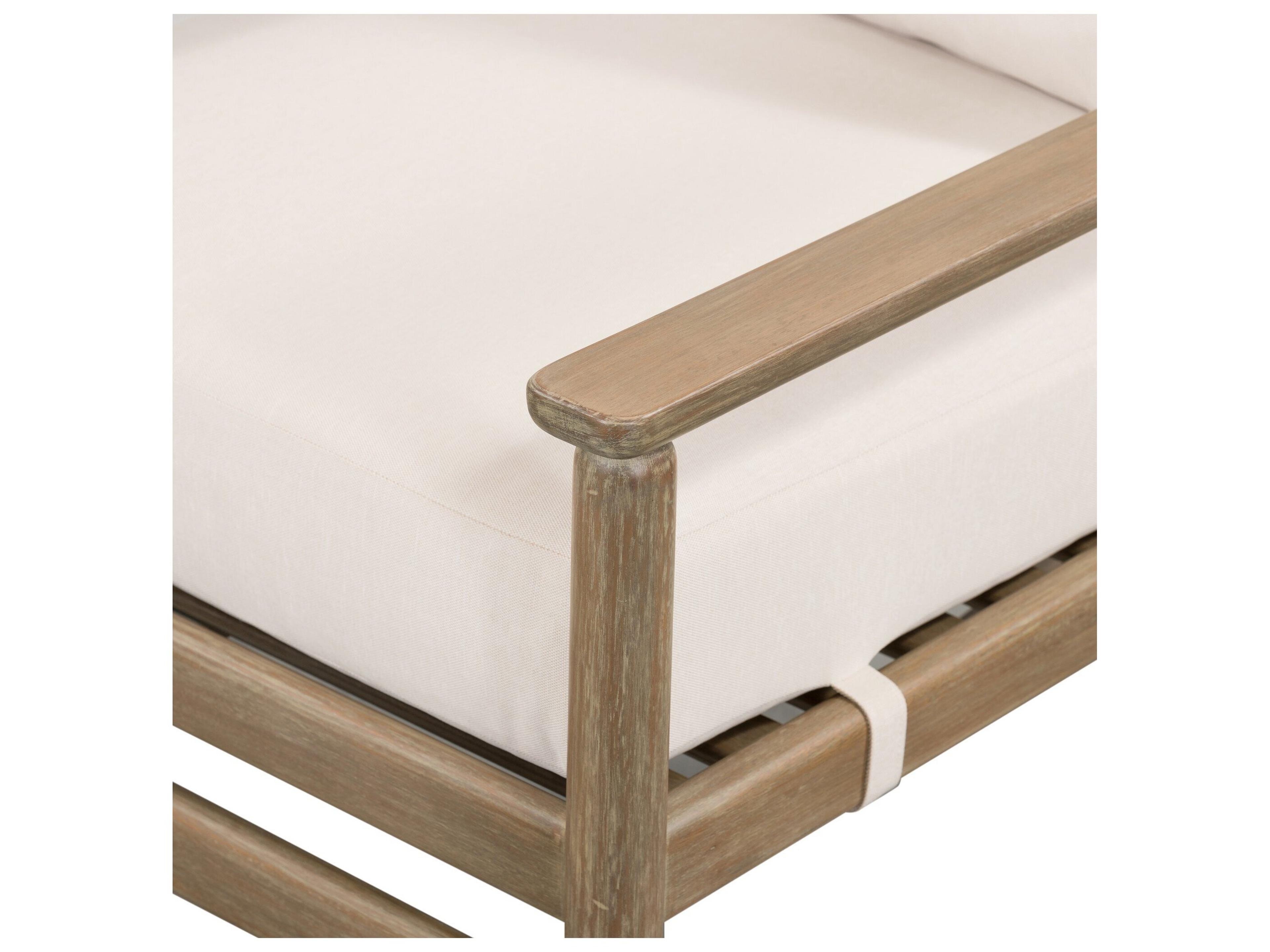 Luxecor Globetrotter Outdoor Natural Rope / Lakin Oat Eucalyptus Lounge Chair