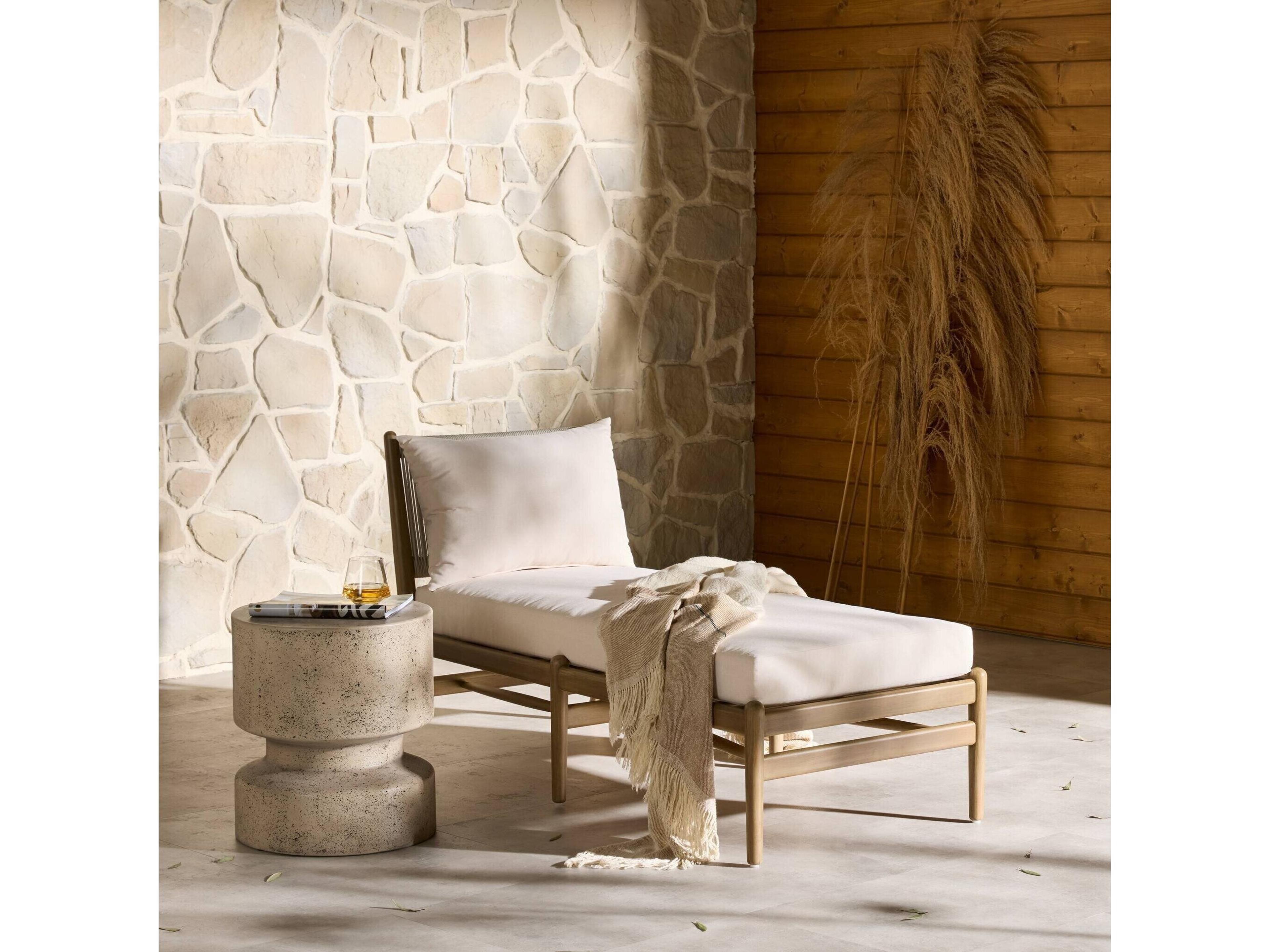 Four Hands Outdoor Solano Roma  Sectional-Corner Pc-Ash