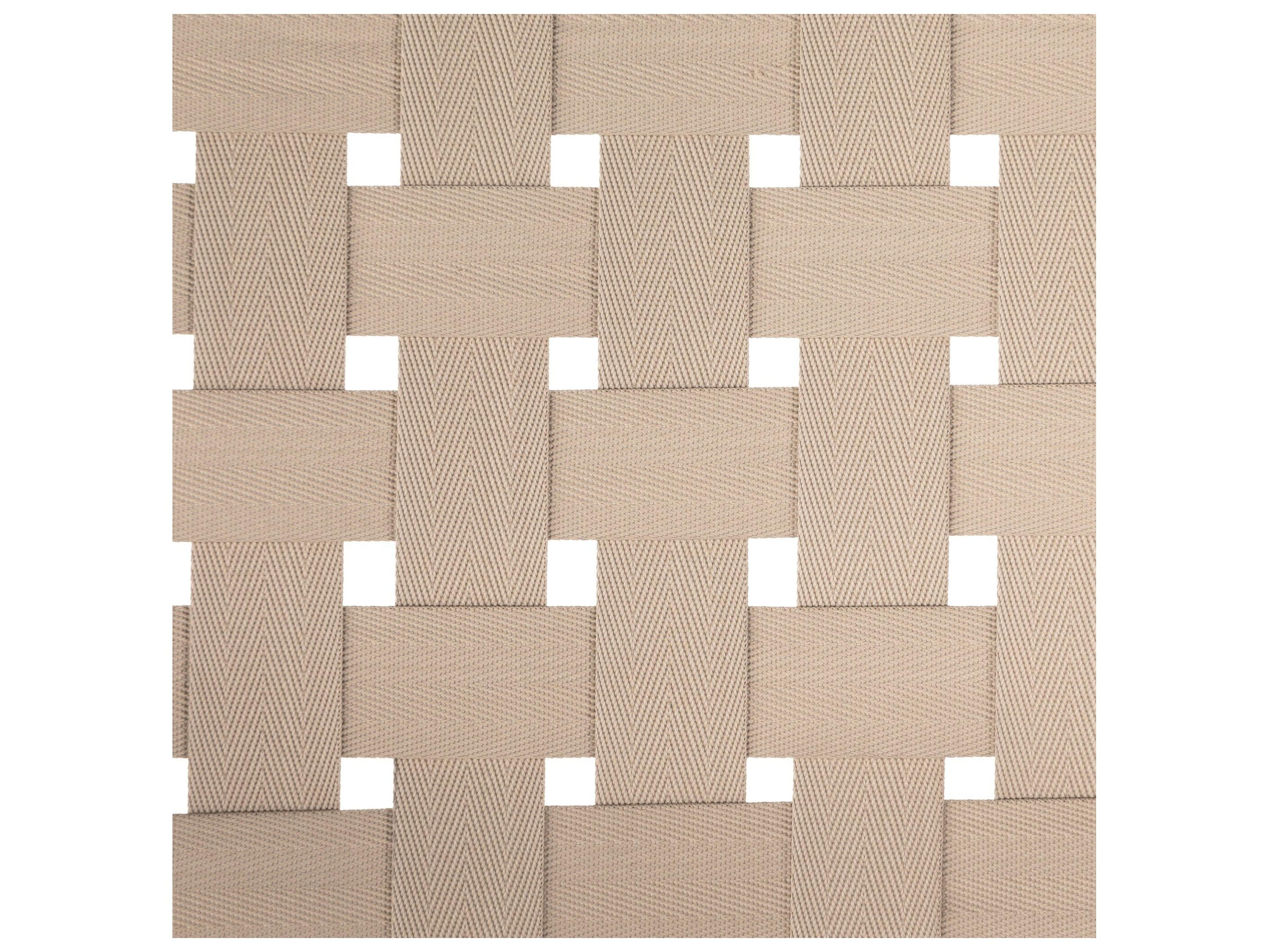 Four Hands Outdoor Halsted Jevon Wood Strap Lounge Chair in Soft Khaki