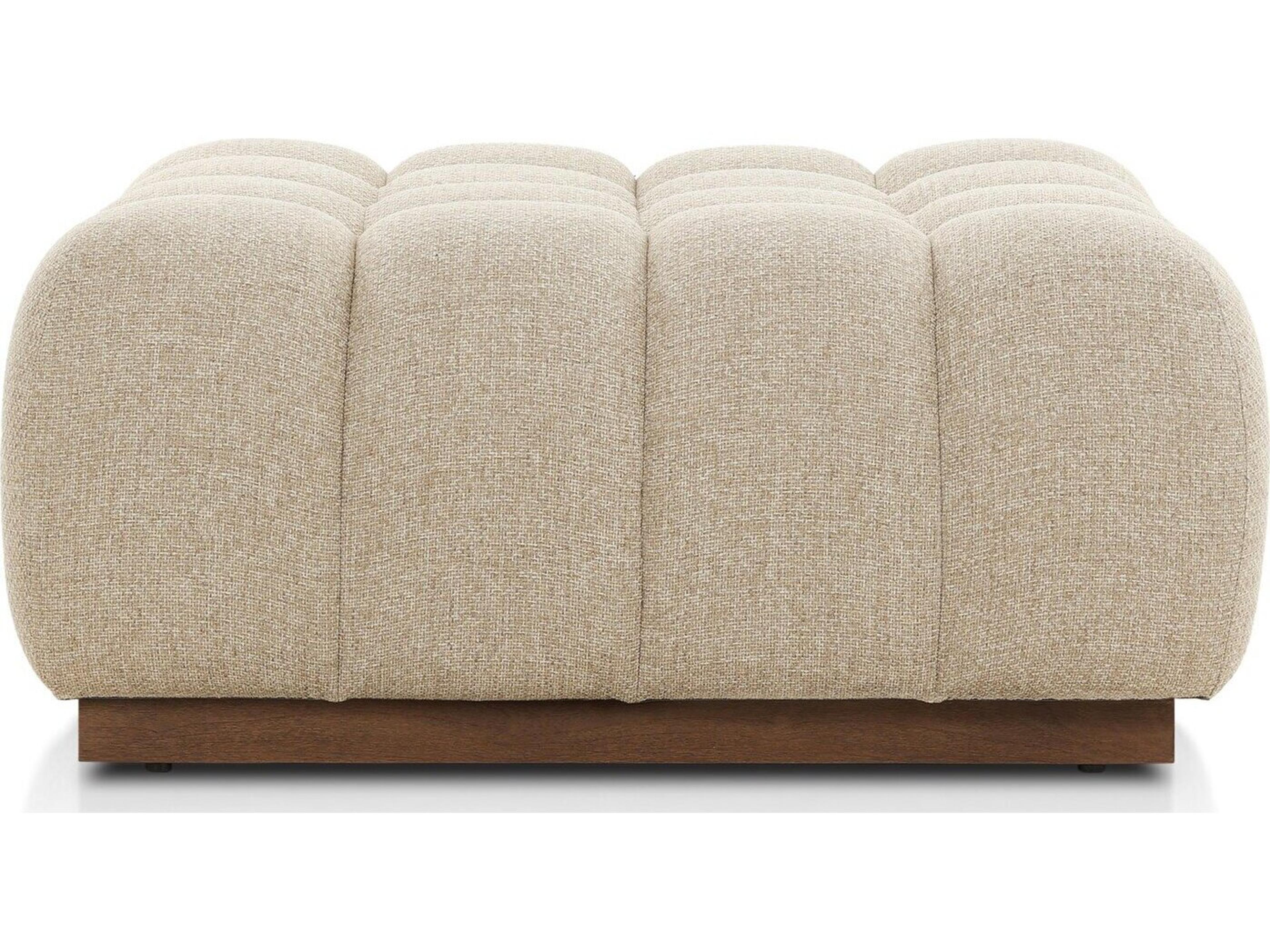 Luxecor Globetrotter Outdoor Teak Cushion Ottoman
