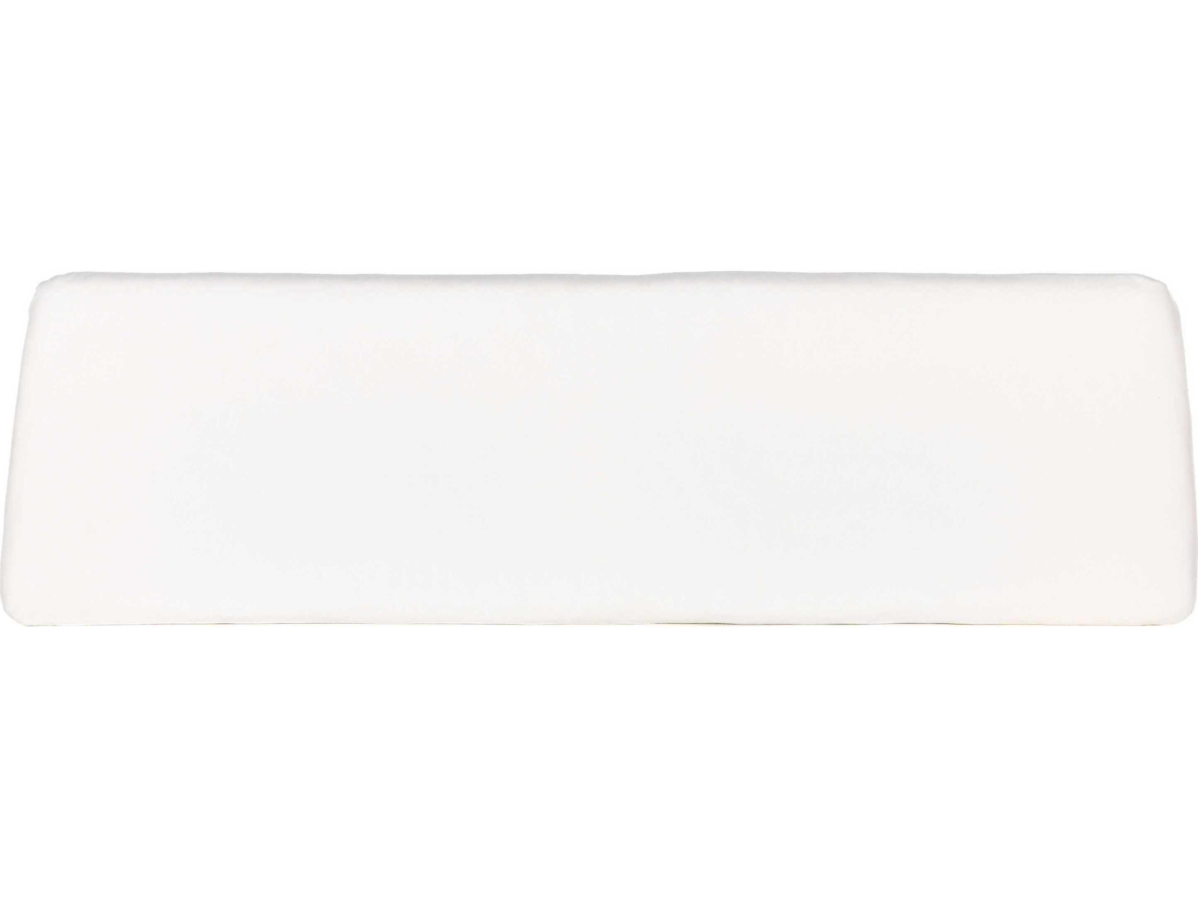 Globetrotter Outdoor Stinson White Bench Seat Replacement Cushion