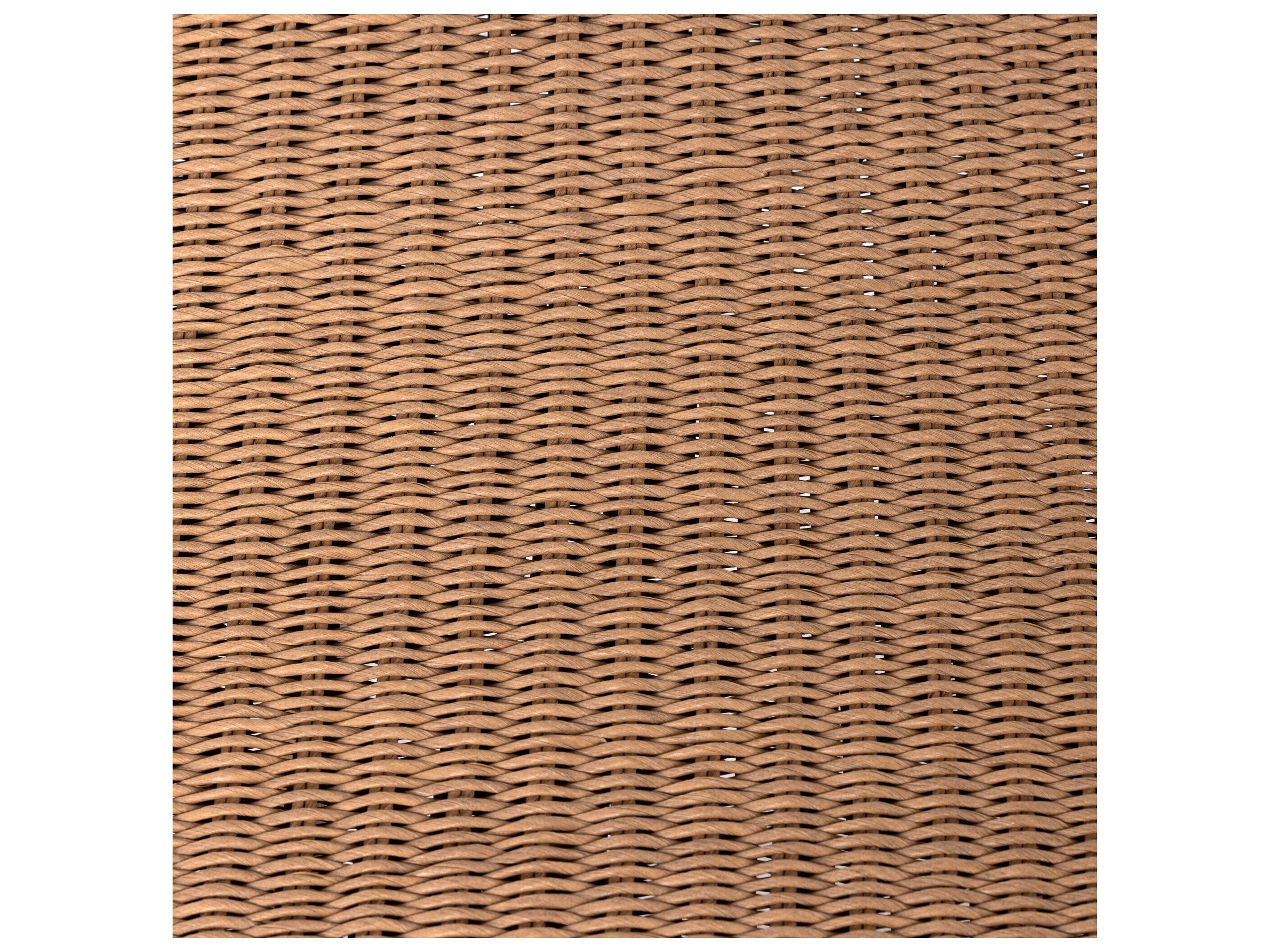 Four Hands Outdoor Grass Roots Vintage Natural Polypropylene / Natural Teak Chaise Lounge